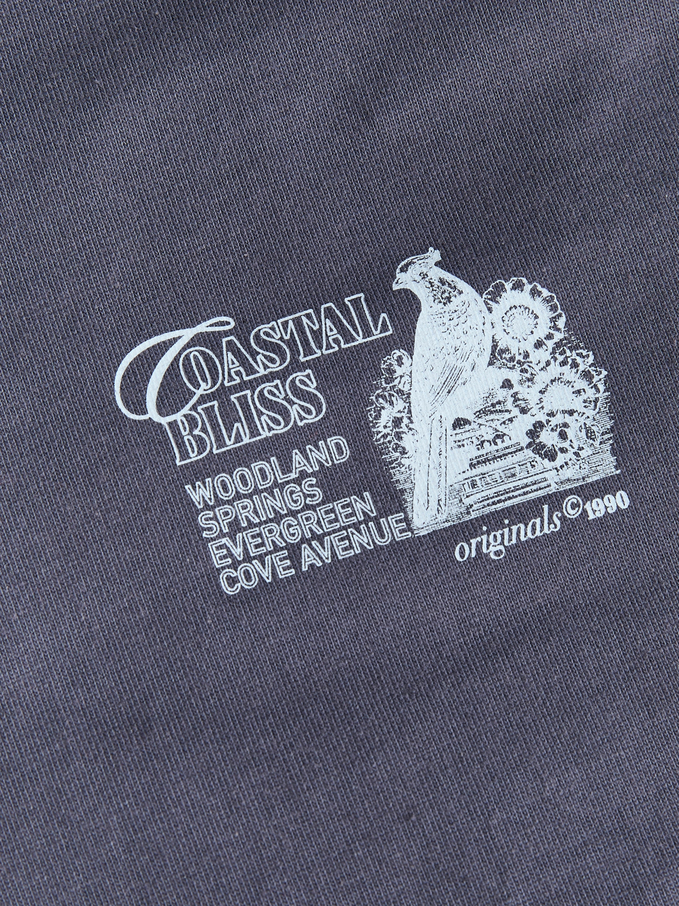 Jack & Jones Kurzarmshirt »JORMAINE BACK TEE SS CREW NECK SN« Baumwolle, relaxed fit