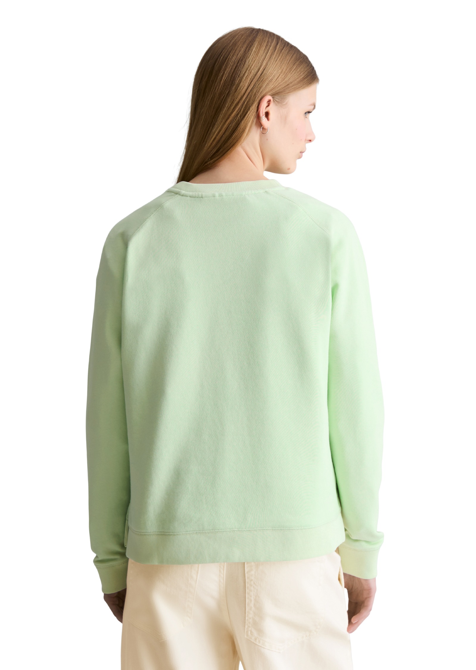 Marc O'Polo DENIM Sweatshirt , relaxed fit, aus Organic Cotton, mit Schlitzen an der Seitennaht
