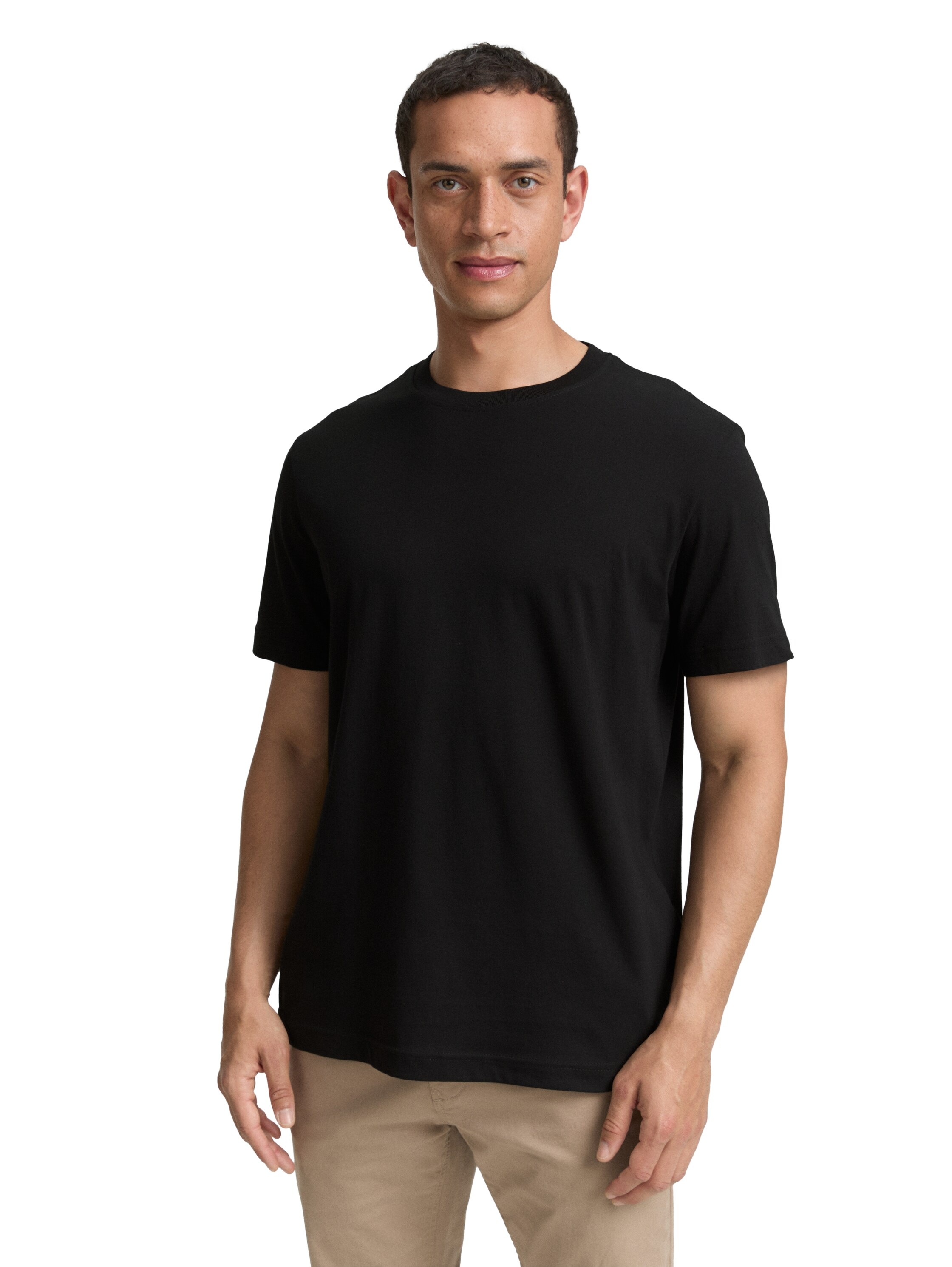 TOM TAILOR T-Shirt, (Packung, 2 tlg.), mit Logo Print