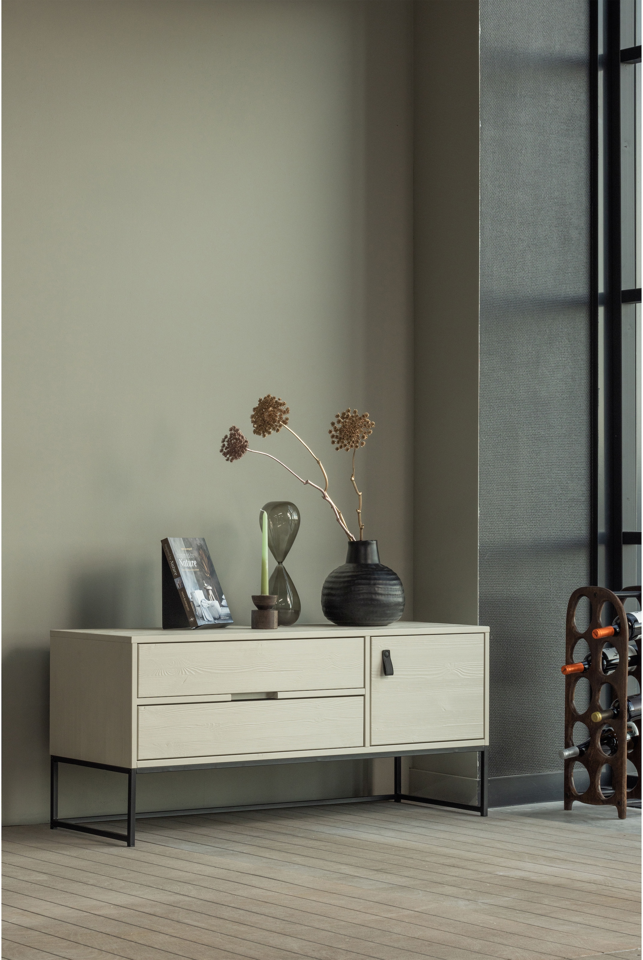 WOOOD Lowboard »Silas TV-Board« Silas TV-Möbel von WOOOD aus FSC-Kiefer mit modernem Design