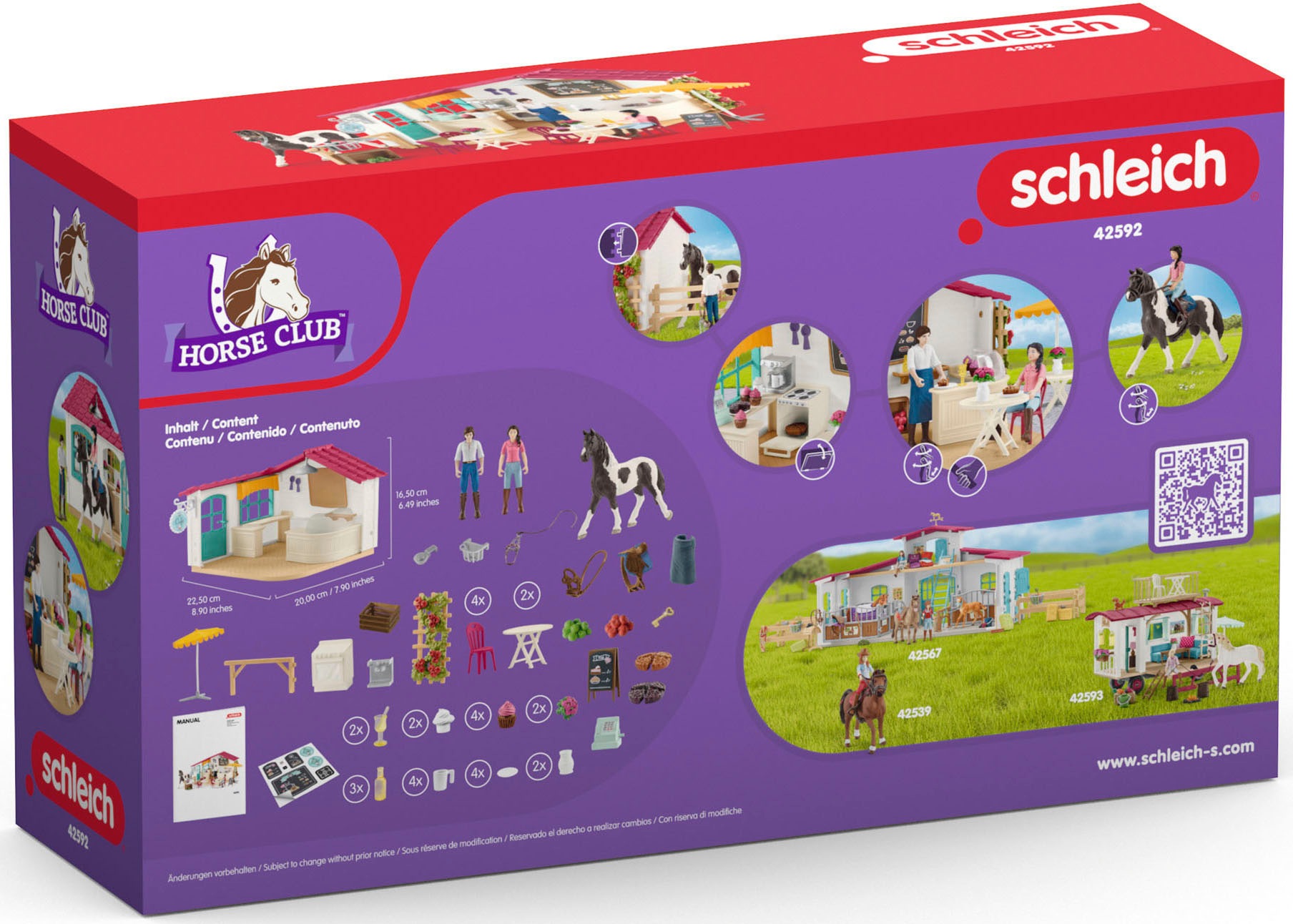 Schleich® Spielwelt »HORSE CLUB, Reiter-Café (42592)«