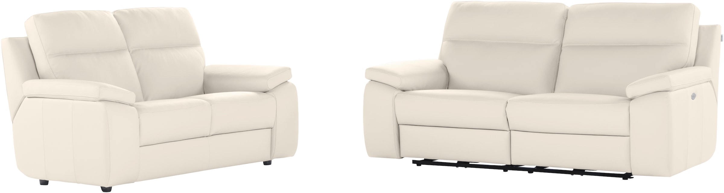 3-Sitzer »Primo, toller Sitzkomfort, italienisches Designsofa«, in Leder