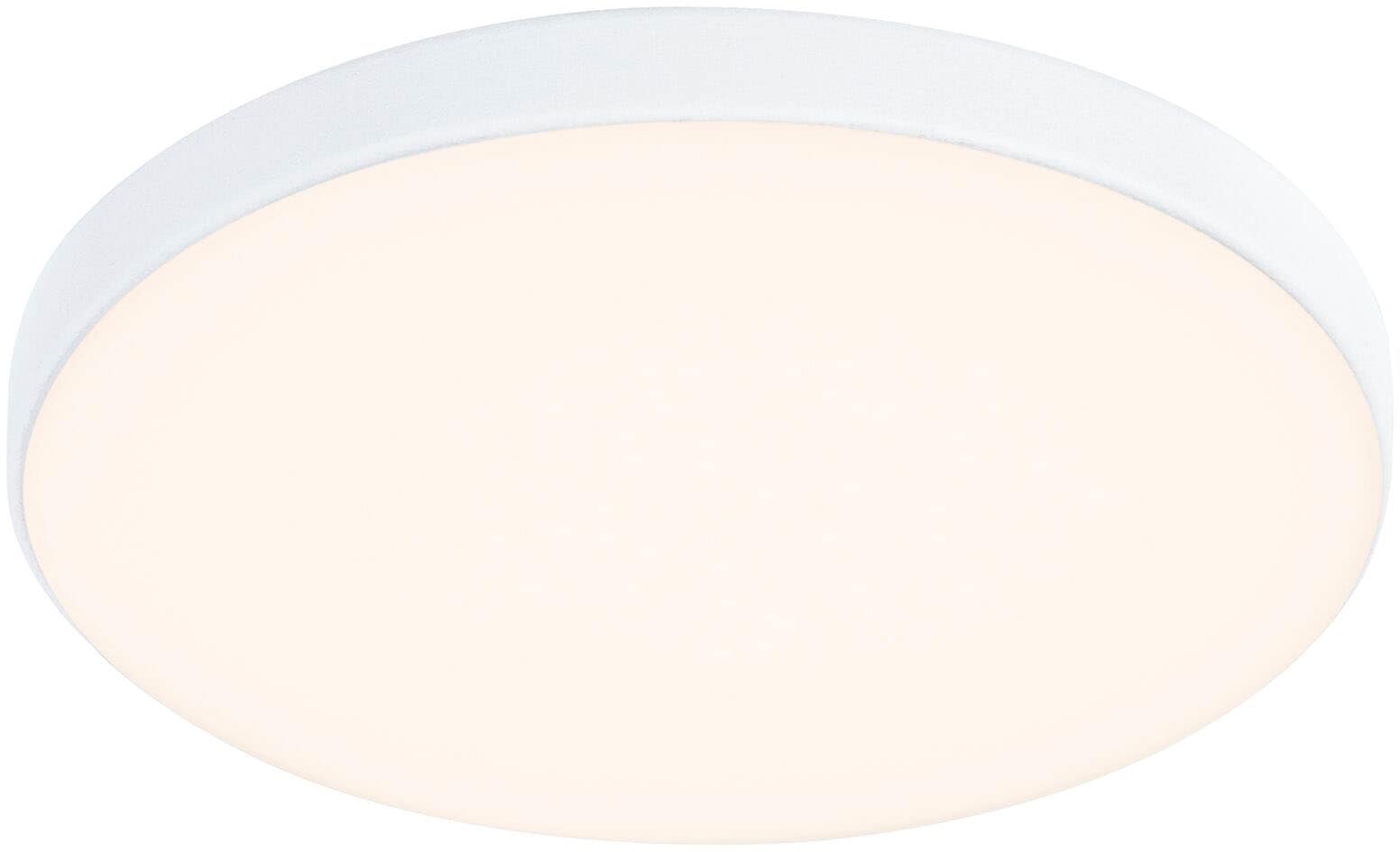 Paulmann LED Einbauleuchte »Veluna VariFit Edge IP44 rund 90mm 450lm 3000K Weiß dimmbar«, 1 flammig, LED Einbaupanel IP44 rund 90mm 450lm 3000K Weiß dimmbar