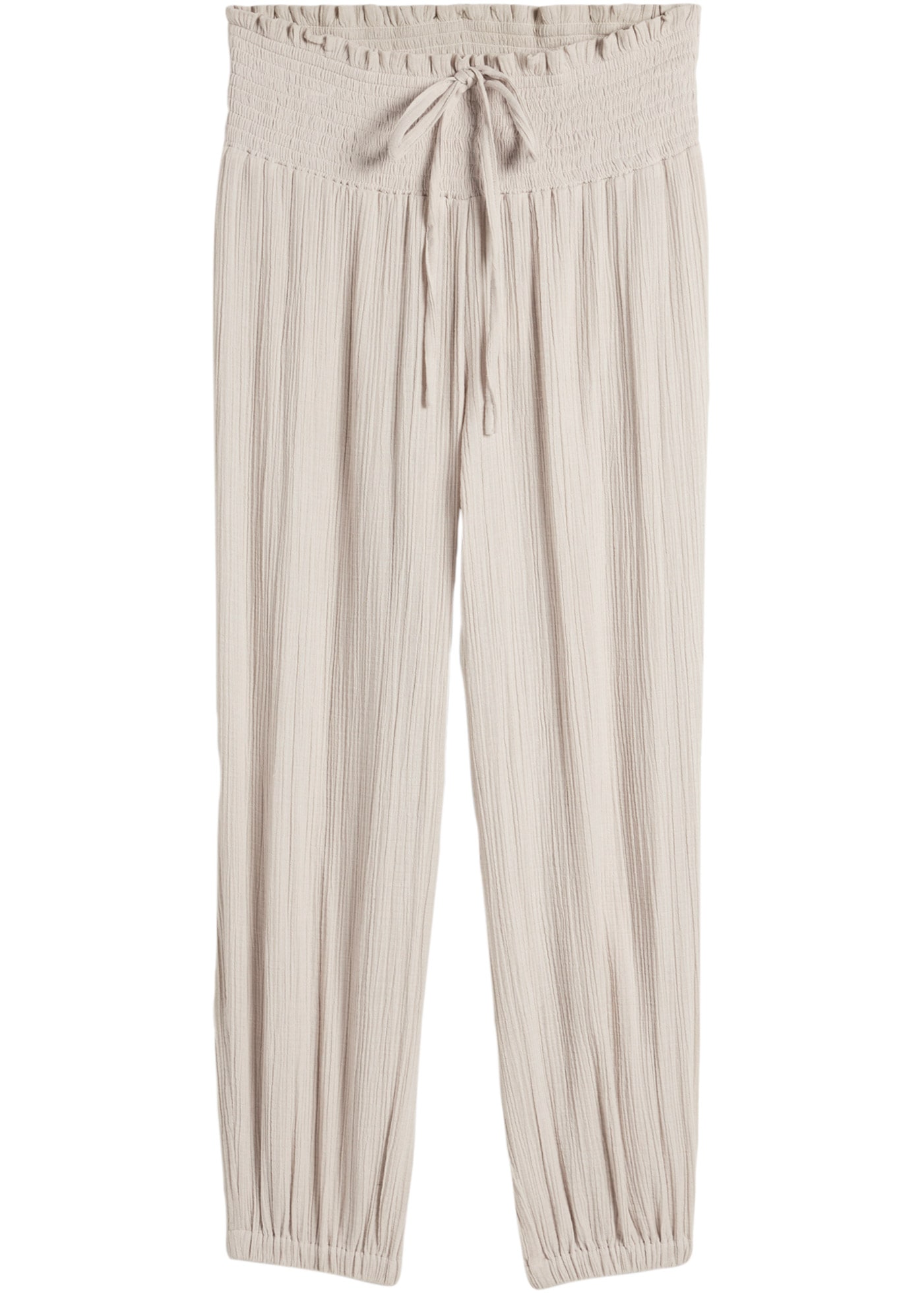 bonprix Haremshose »Musselin Hose mit Smockbund«  Musselin Hose mit Smockbund