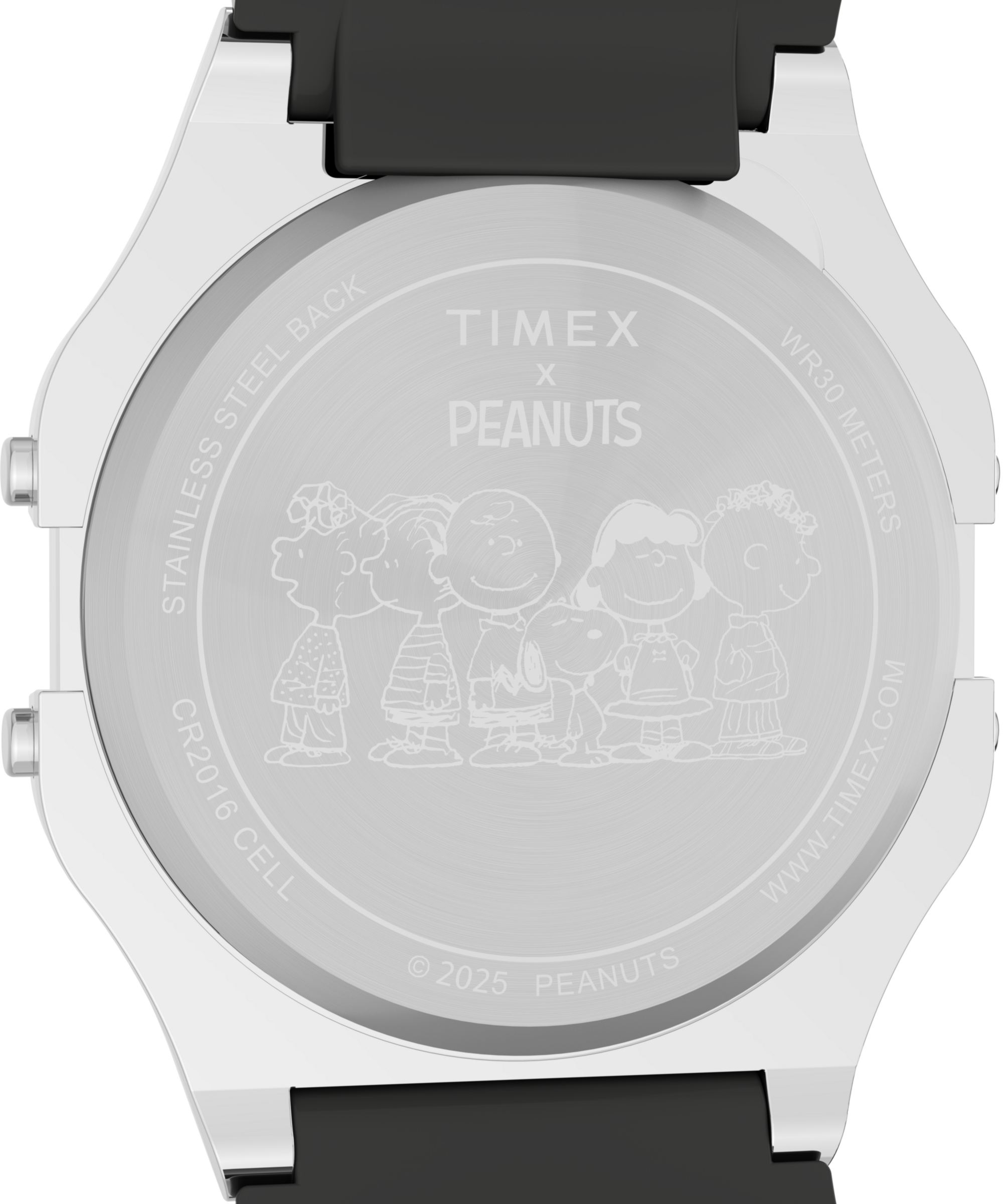 Timex Chronograph »TIMEX x PEANUTS TIMEX 80« Quarzuhr,Armbanduhr,Herren,Damen,Resinarmband,Stoppfunktion,digital