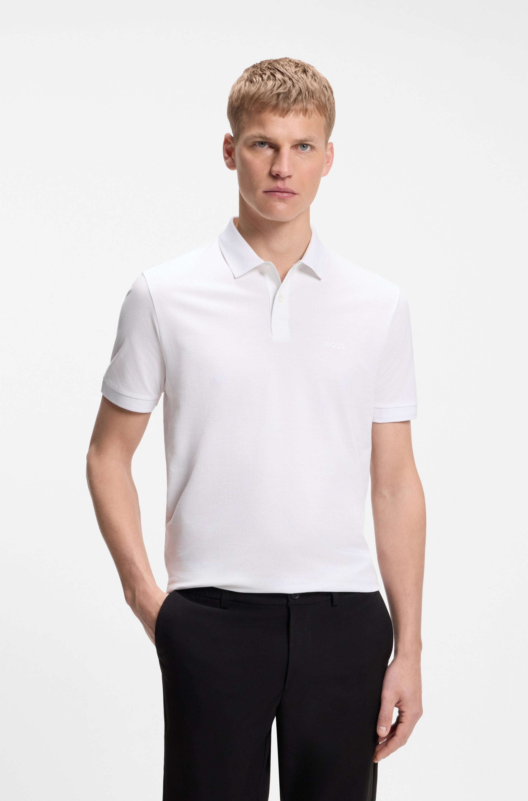 BOSS GREEN Poloshirt »Pio Pique Regular Fit« Cotton Pique Polo, pflegeleicht 100% Baumwolle