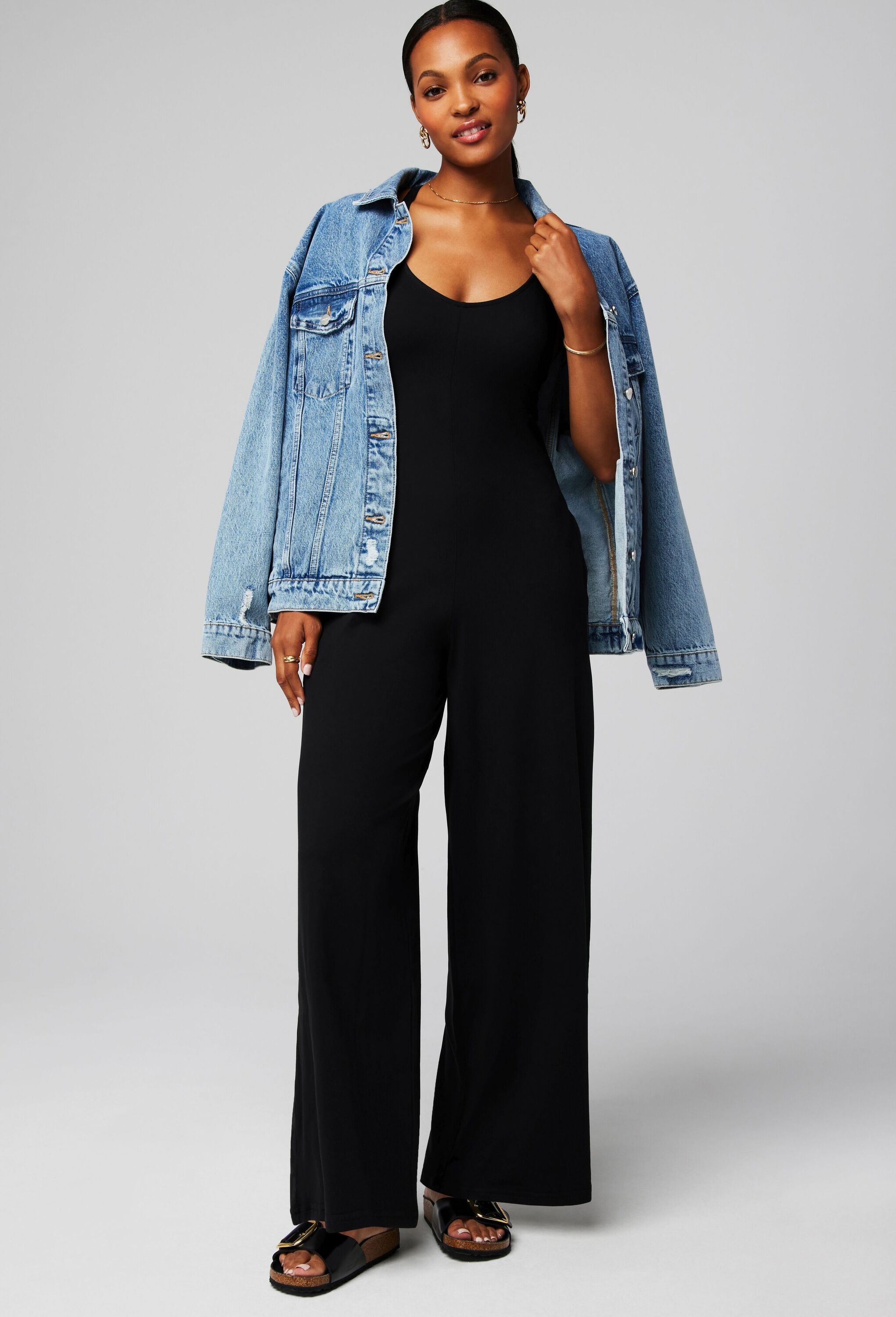 Fabletics Jumpsuit »Fabletics Jumpsuit CLOUD JERSEY WIDE LEG ONESIE« mit weitem Bein