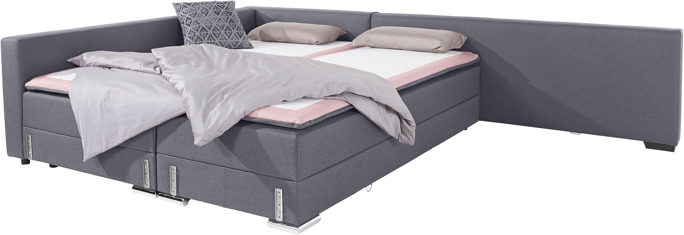INOSIGN Ecksofa »Dream L-Form«, mit Federkern, mit Bettfunktion und Bettkasten