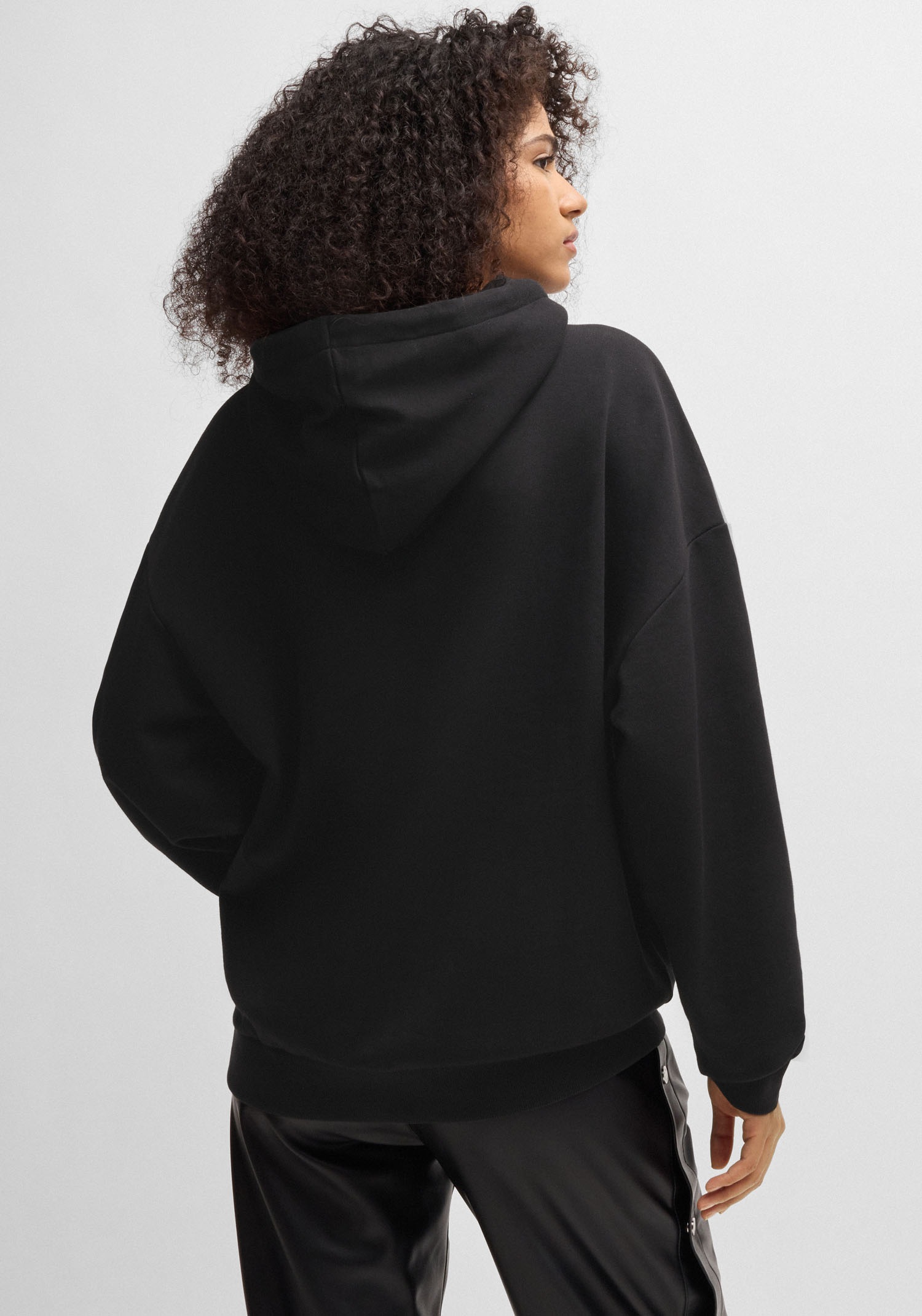 HUGO Blue Kapuzensweatshirt »Nalves«, mit großem Logo-Druck, Unisex