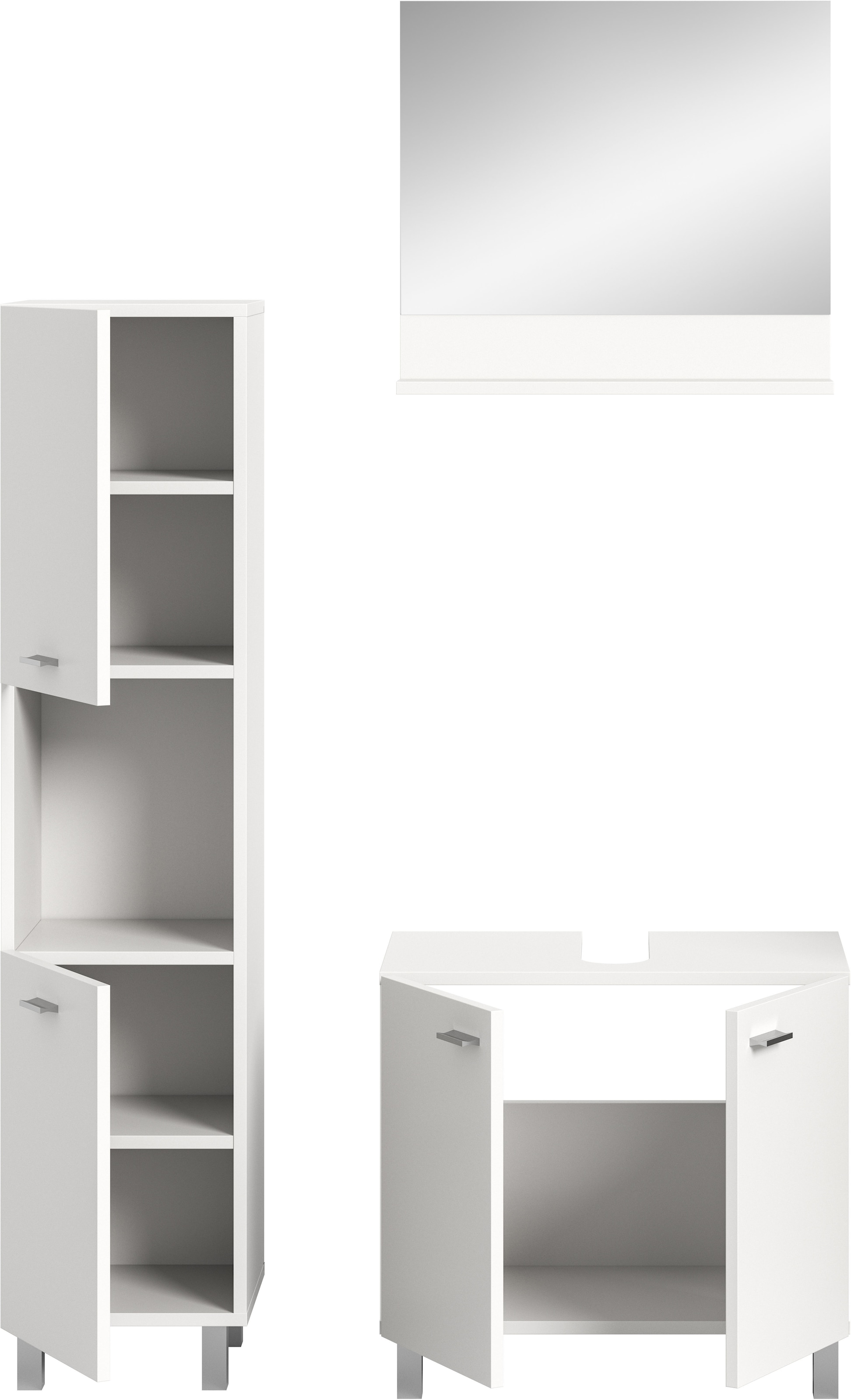 welltime Badmöbel-Set »Tampa, Breite 102cm, 3-teilig« 3 Stk. tlg.