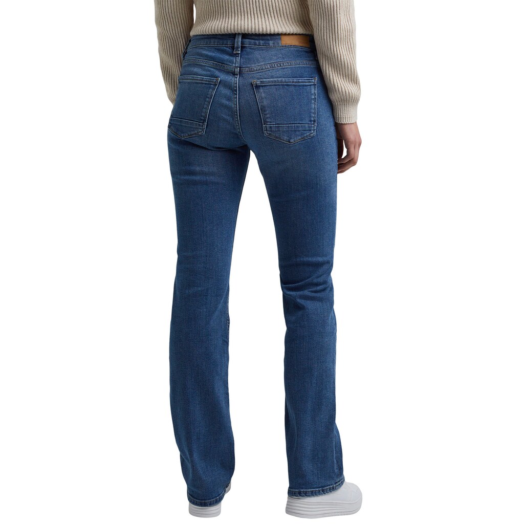 Esprit Bootcut-Jeans, aus Stretch-Denim mit leichten Washed- und Used Effekten