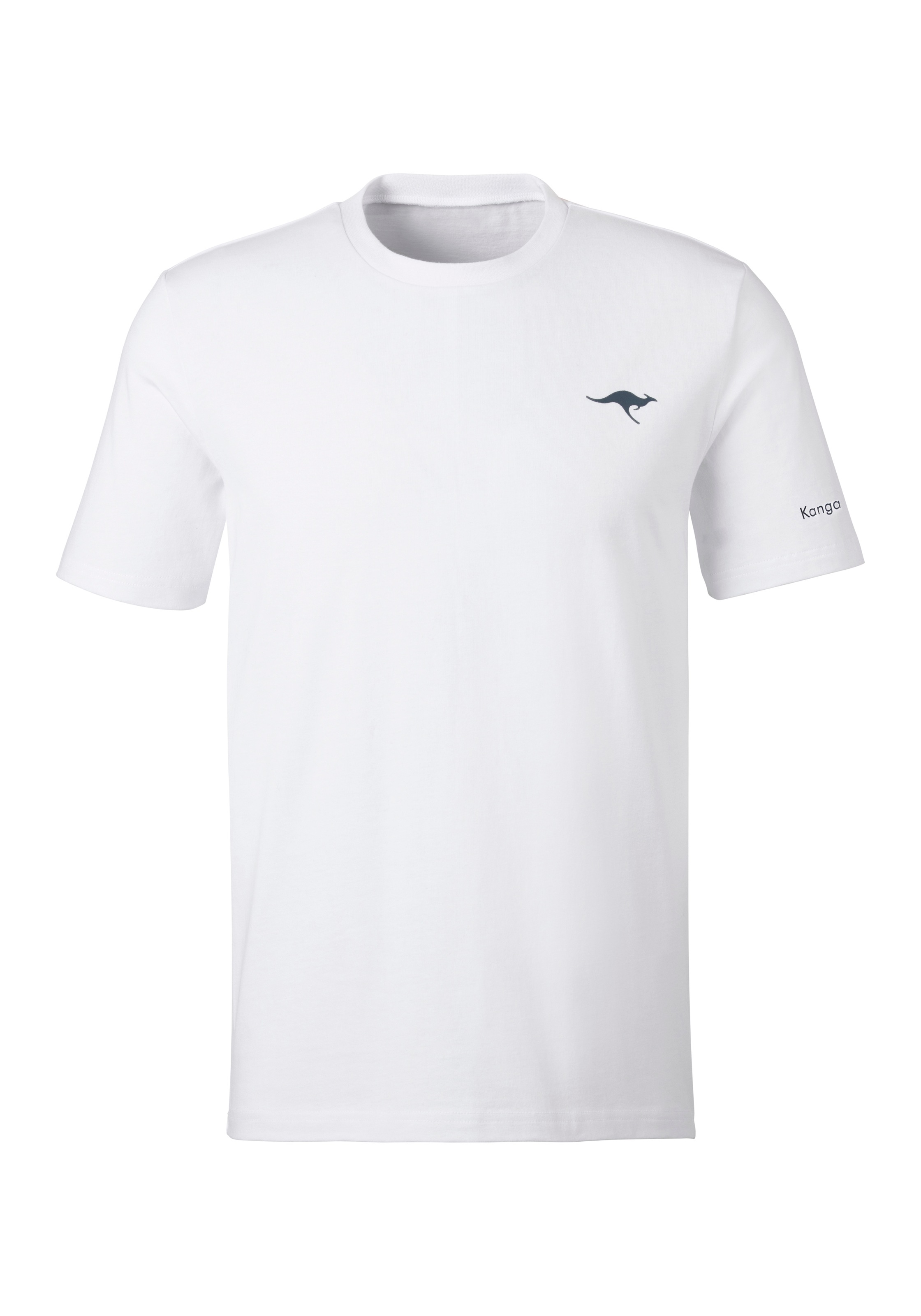 KangaROOS T-Shirt, (2er-Pack), mit KangaROOS Print auf der Brust