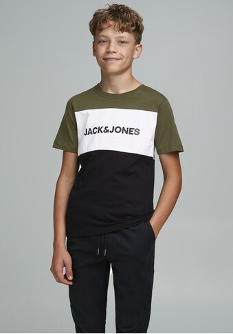 Jack & Jones Junior T-Shirt »JJELOGO BLOCKING TEE SS« kaufen