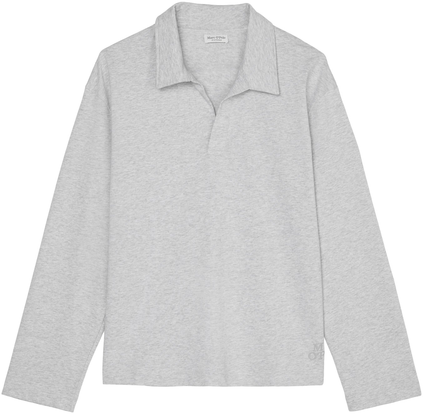 Marc O'Polo Langarm-Poloshirt »Heavy Jersey-Woven«, mit sportlichem Kragendesign