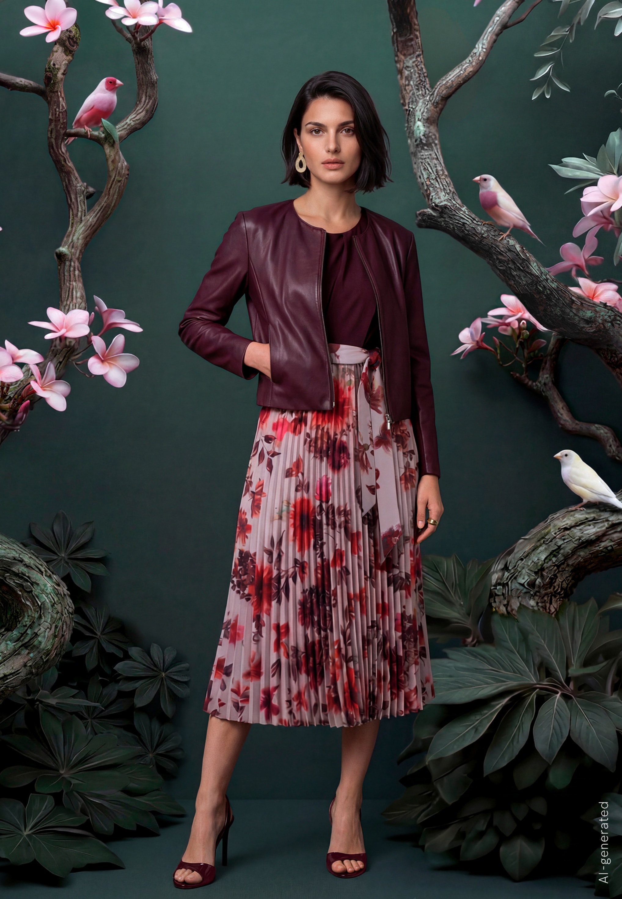 Vera Mont Cocktailkleid »Cocktailkleid mit Plissee«