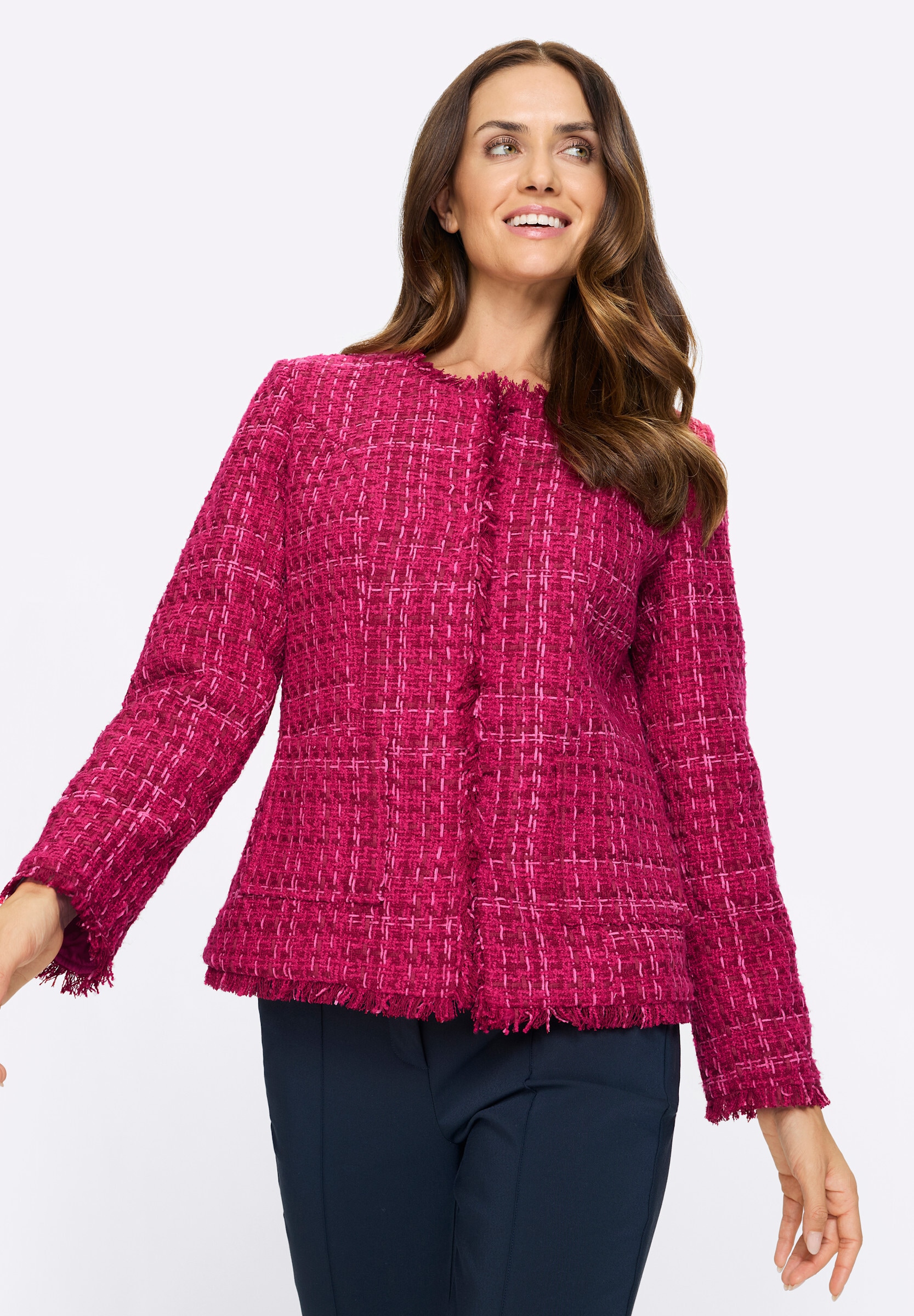 heine Blusenblazer »Bouclé-Blazer Blazer in Bouclé-Qualität«