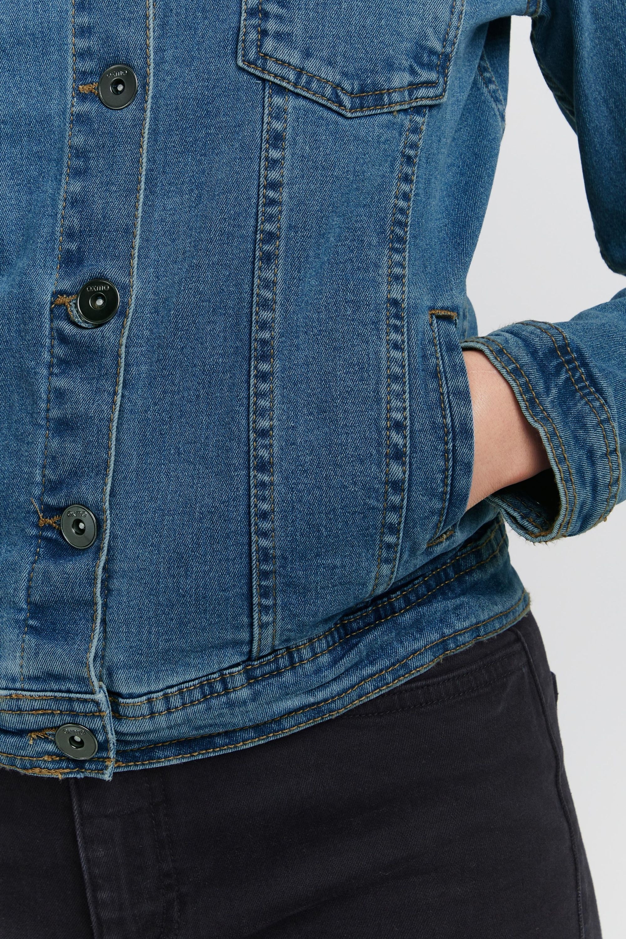 OXMO Jeansjacke »Jeansjacke OXFria«, ohne Kapuze