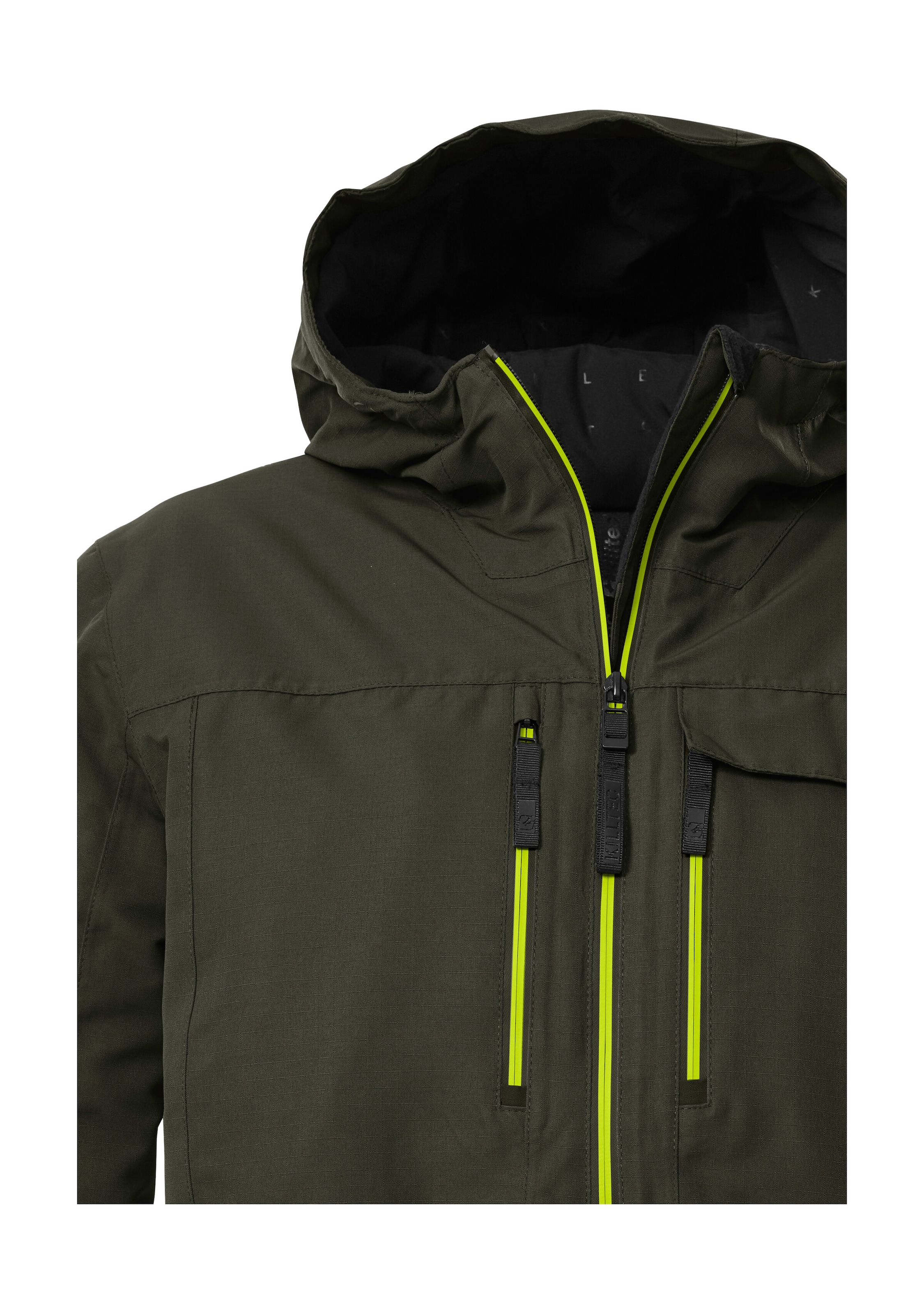 Killtec Skijacke »KSW 53 MN SKI JCKT«, Skijacke: wasserdicht, atmungsaktiv, Colourblock, viele Taschen