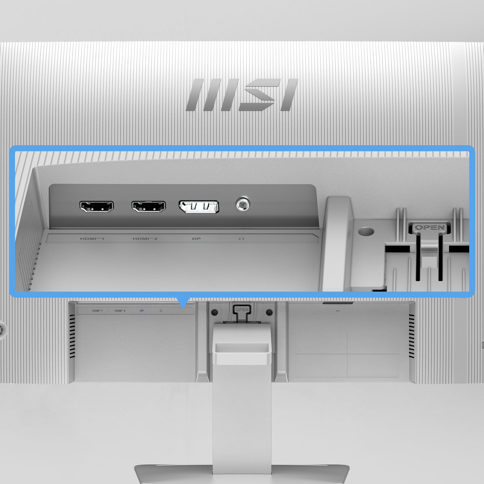 MSI LED-Monitor »PRO MP273QW E14« 68,6 cm/27 ″  2560 x 1440 px WQHD 1 Reaktionszeit 144 Hz neigbar, Lautsprecher