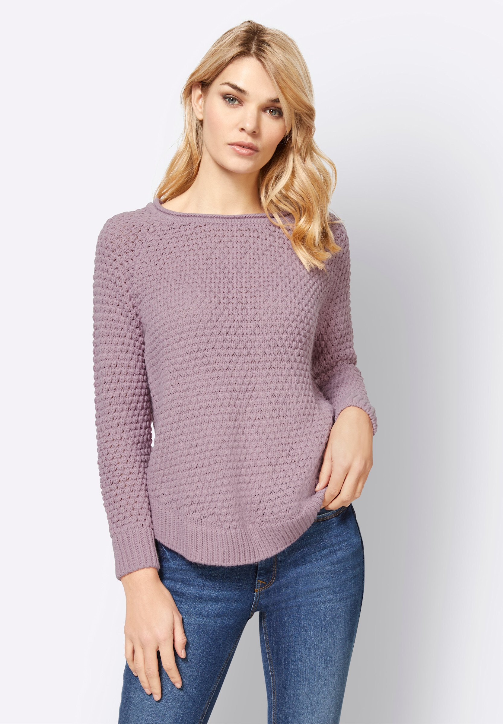 heine Strickpullover »Pullover Rundhalspullover in weicher Qualität«