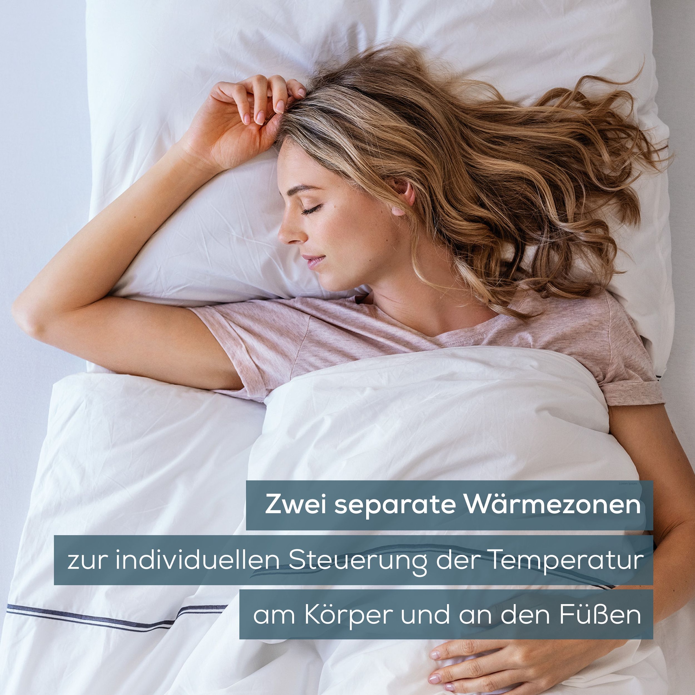 BEURER Wärmeunterbett »UB 90 für ein kuschelig warmes Bett, maschinenwaschbar«, Wärmezone für Körper und Füße separat einstellbar