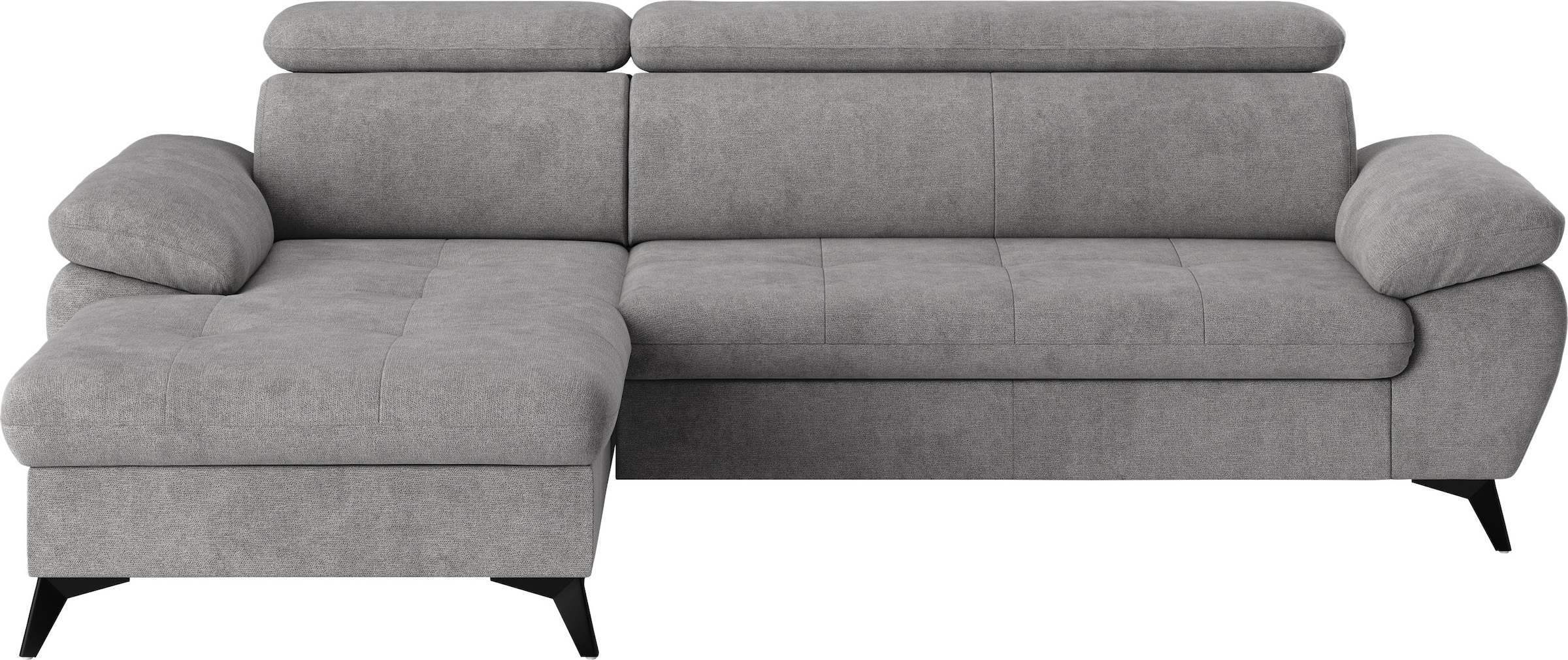 COTTA Ecksofa »Hudson L-Form«, mit Kopfteilverstellung, wahlweise mit Bettfunktion & Bettkasten