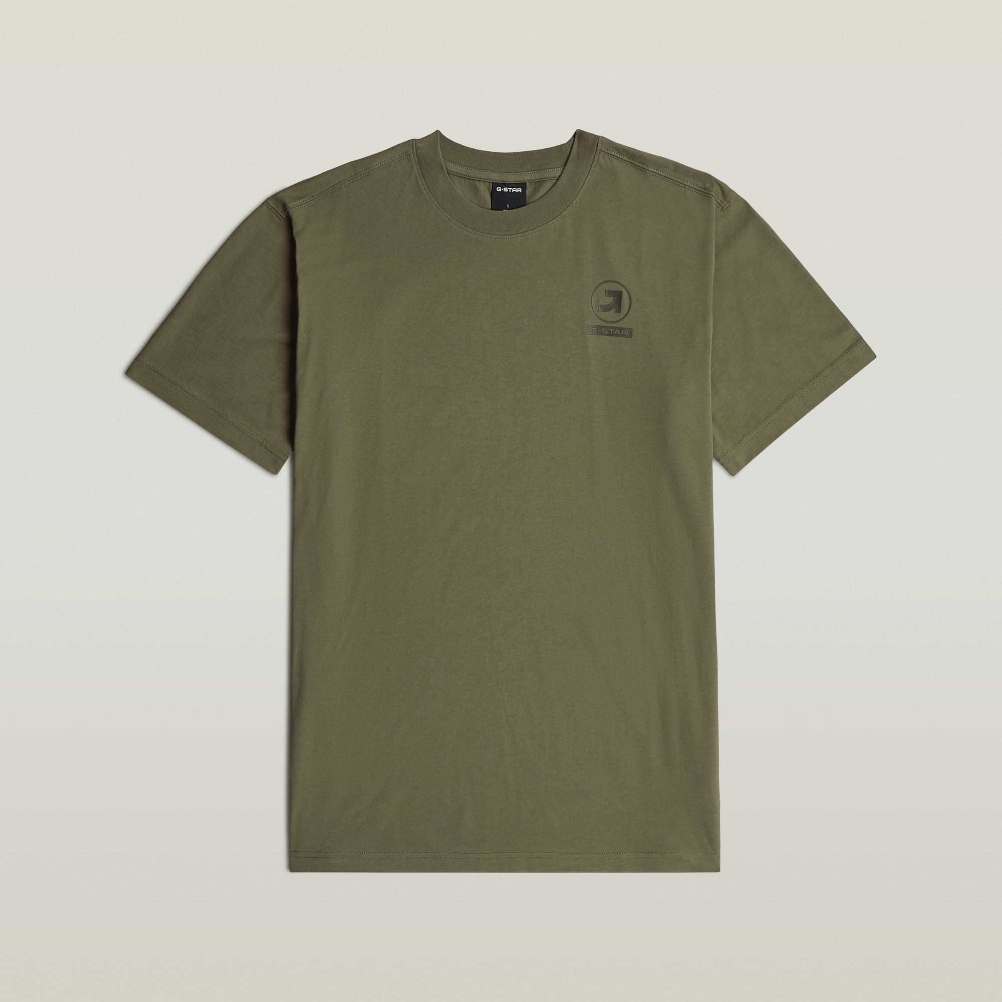G-STAR T-Shirt »Logo r tee« in Baumwollqualität, Regular Fit