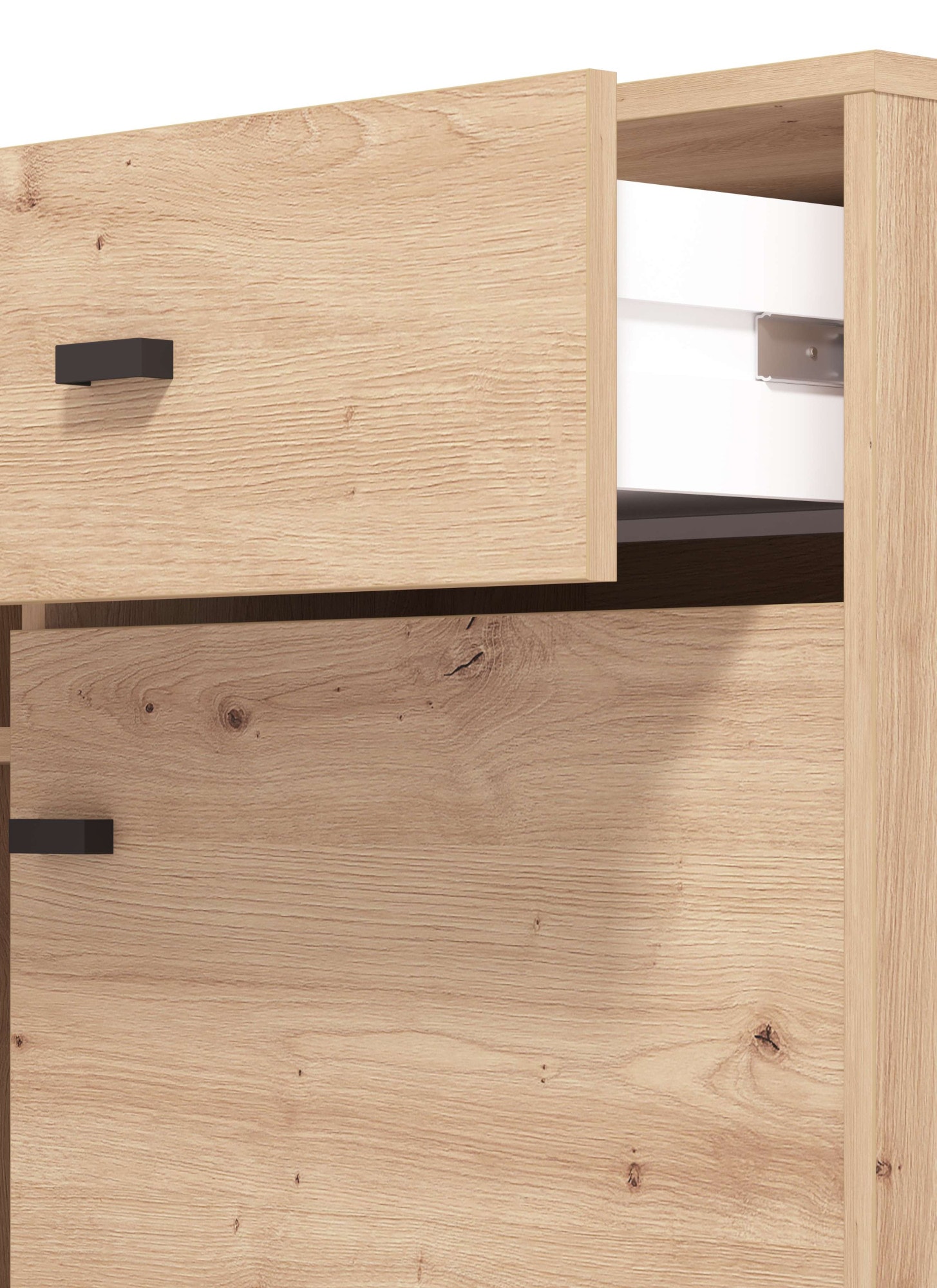 Home affaire Schuhschrank »LAVAL Schuhregal, Schuhkommode« Drei Regale und eine Schublade. Gesamtbreite 86,5 cm