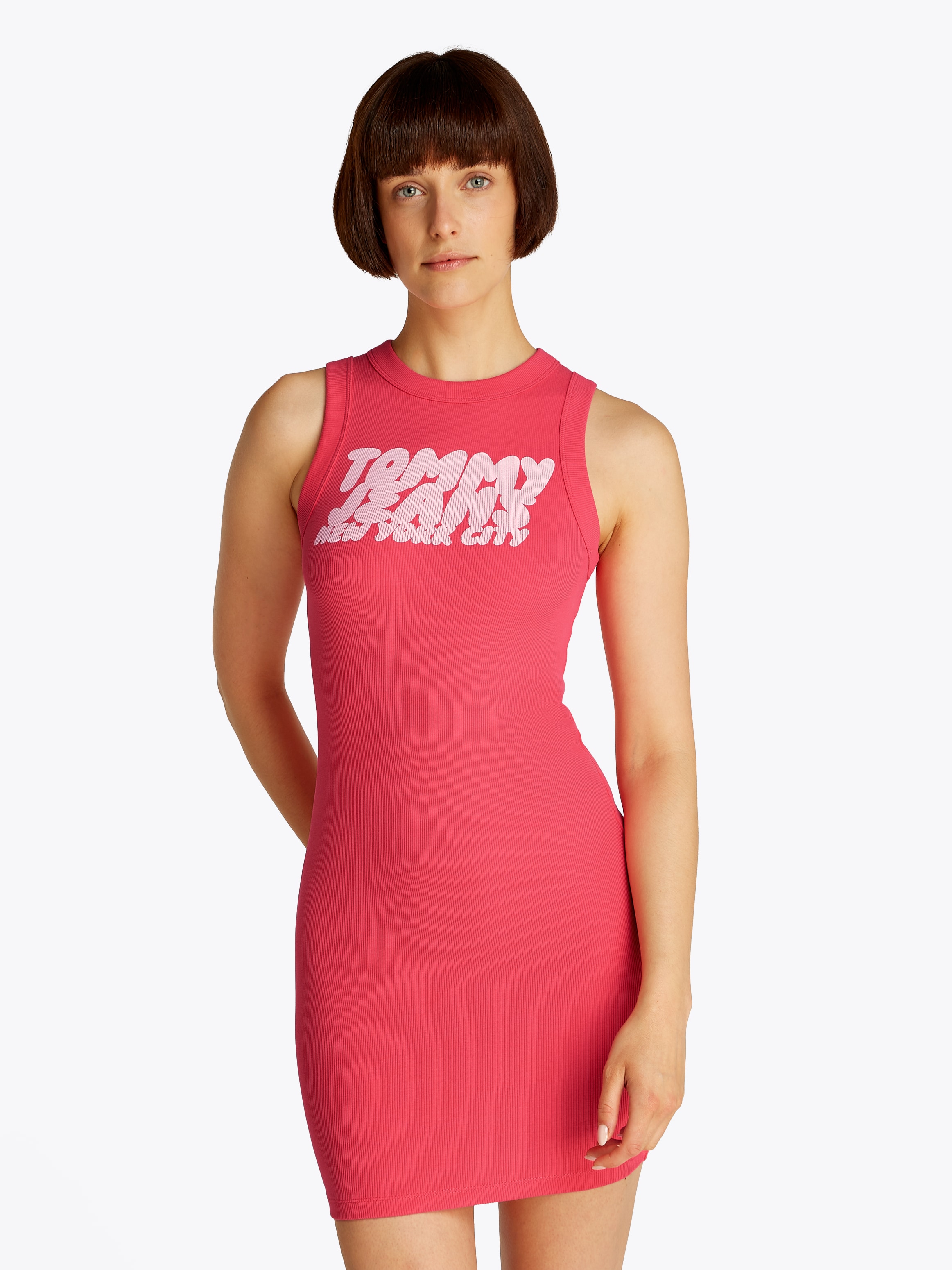 Tommy Jeans Minikleid »TJW TJ BUBBLE TANK DRESS«, mit Logodruck