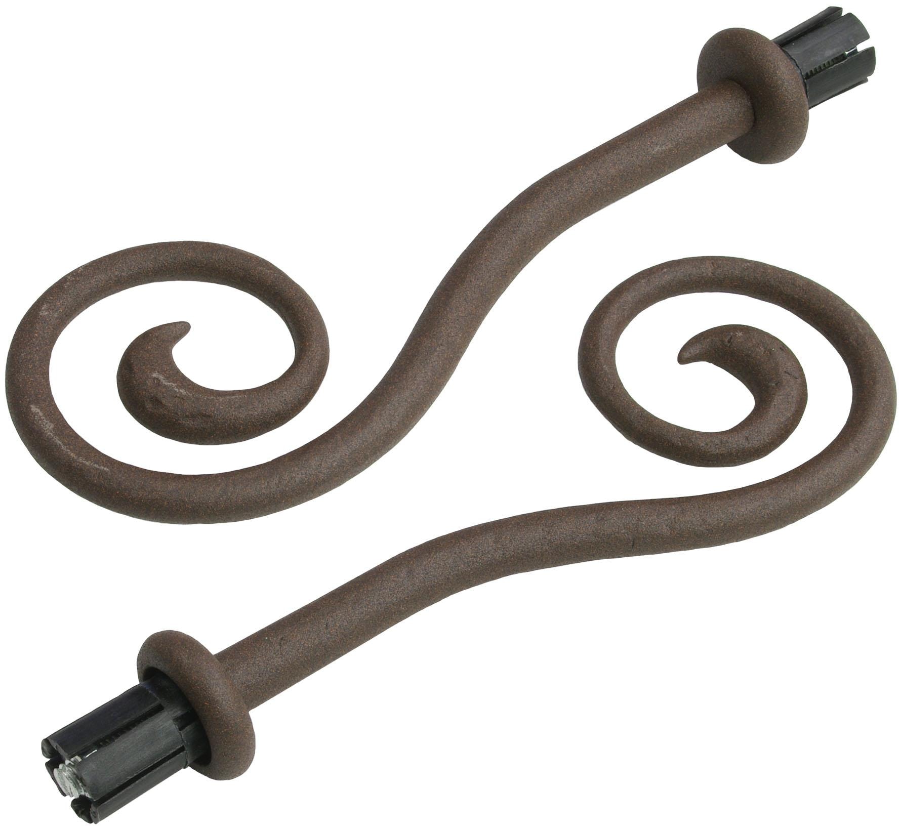 Liedeco Gardinenstange »Esp Spirale«, 2 läufig-läufig, Fixmaß, 2-läufig im Fixmaß Ø 16 mm