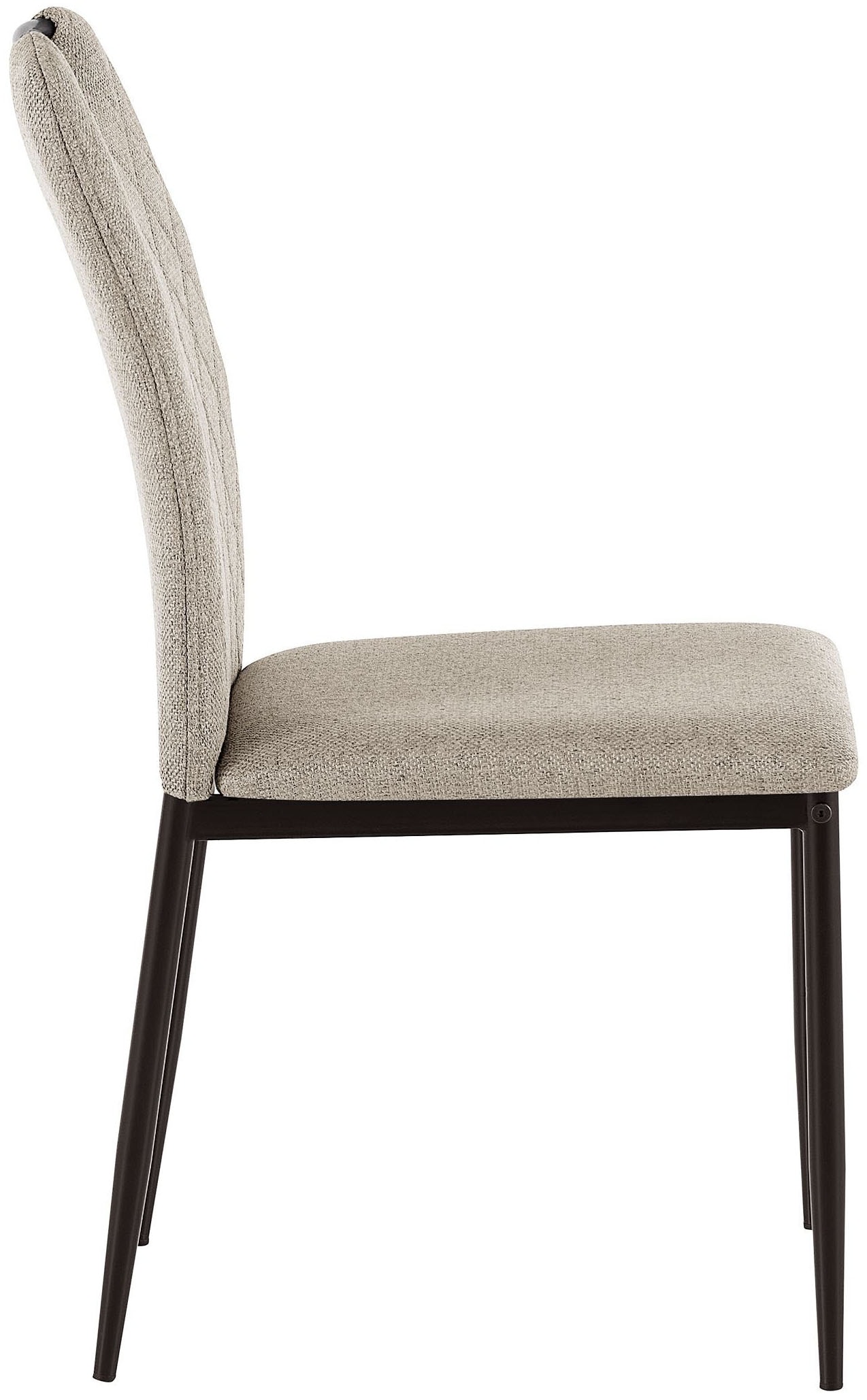 OTTO home Esszimmerstuhl »Rom« (Set) 2 Stk.bequemer Stuhl mit hochwertigem Stoffbezug und Griff im Rücken