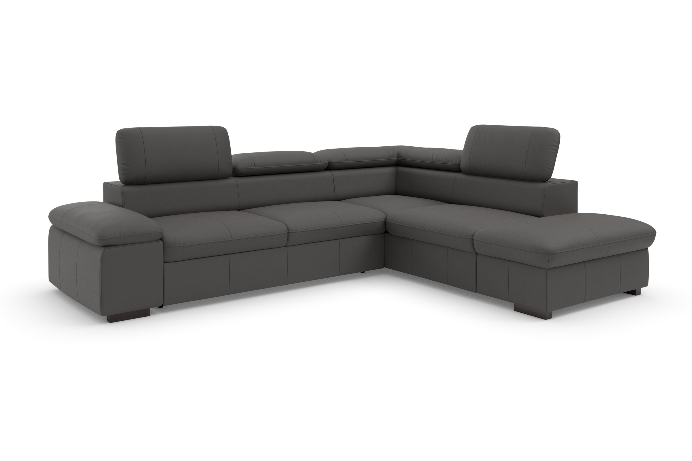 Home affaire Ecksofa »Alberto L-Form«, mit Kopfteilverstellung, wahlweise mit Bettfunktion
