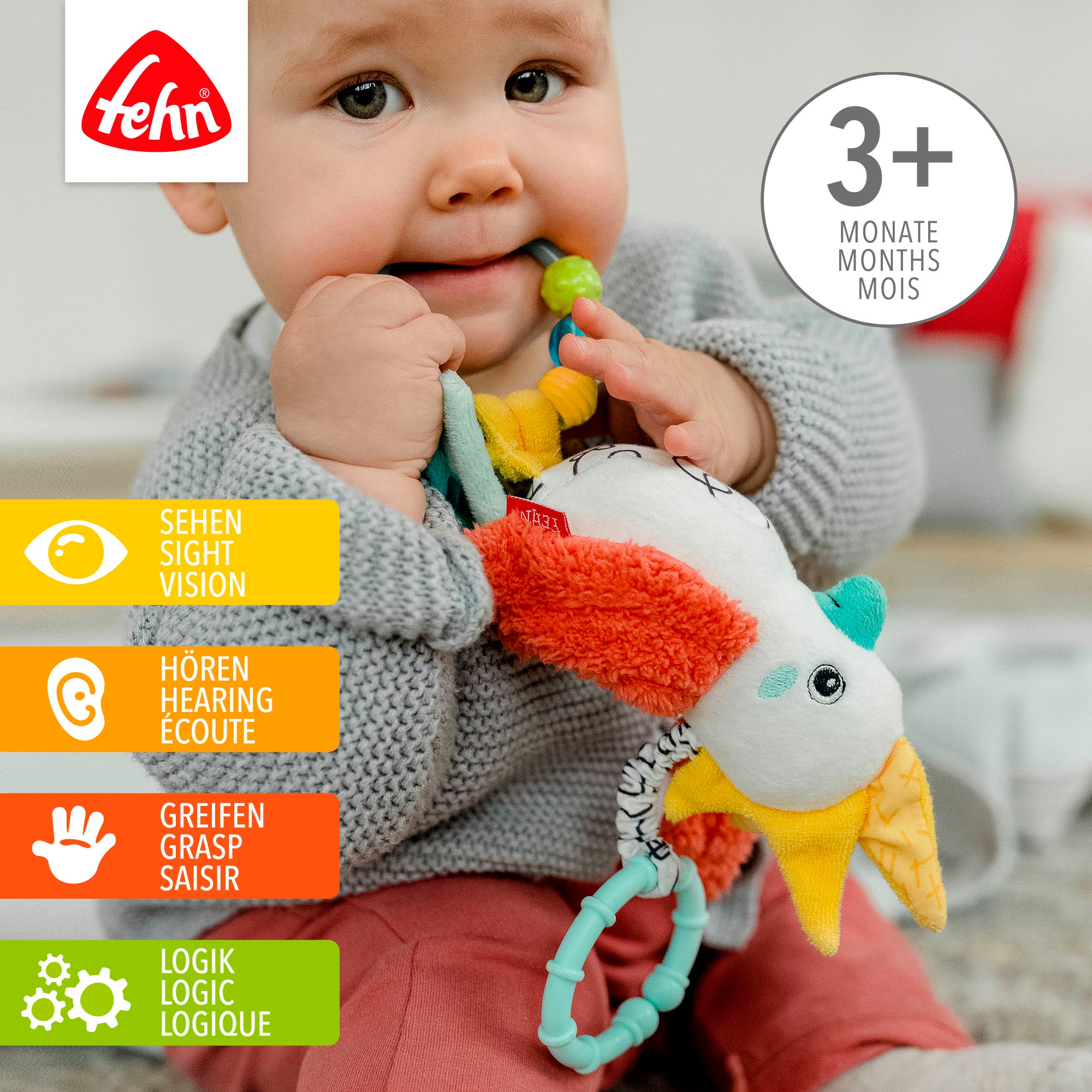 Fehn Greifspielzeug »DoBabyDoo, Zwitscher-Vogel«