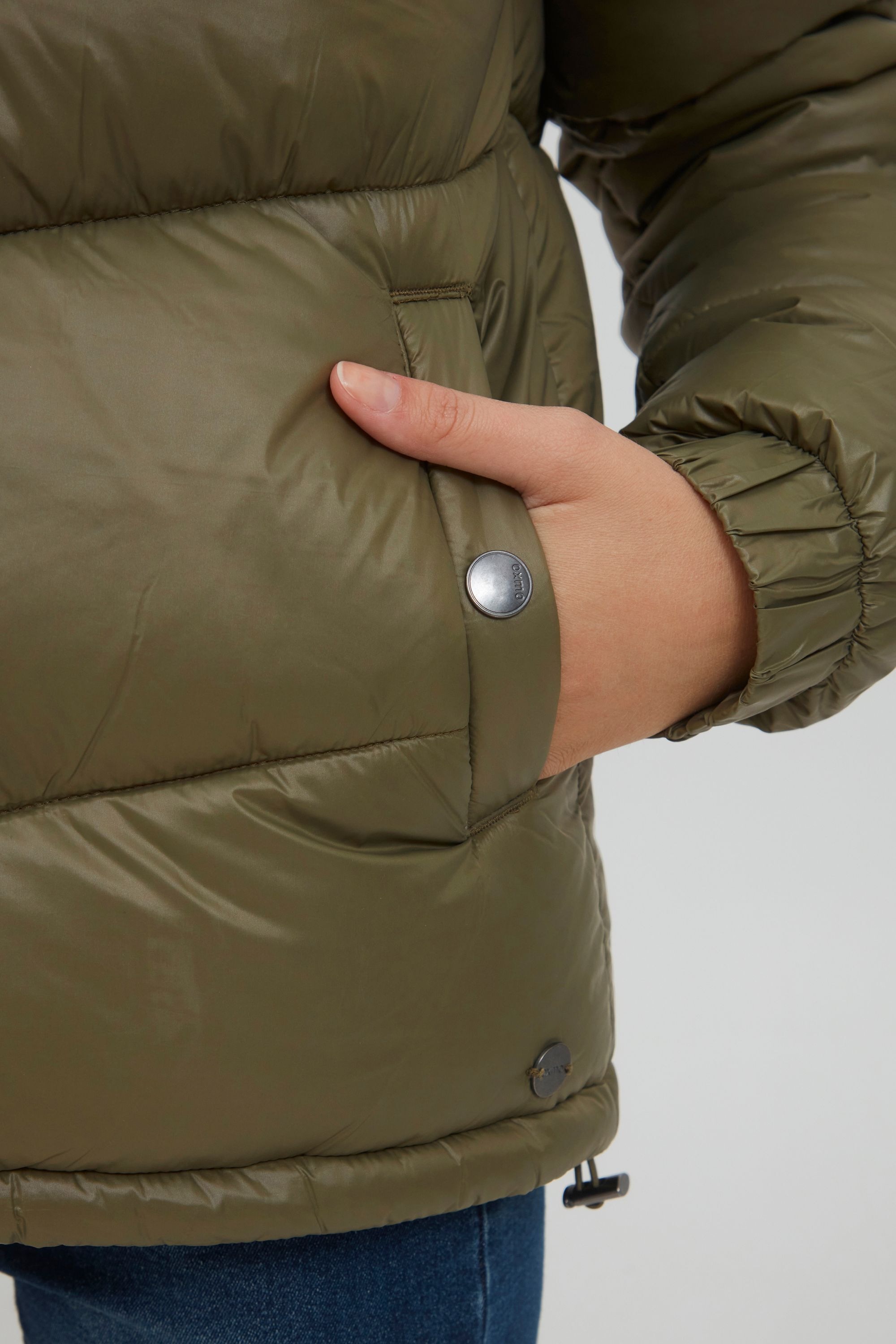 OXMO Steppjacke »Steppjacke OXTabea«, mit Kapuze