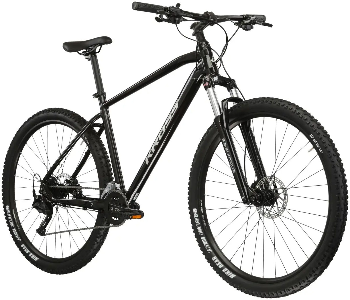 Kross Mountainbike »KROSS MTB Hardtail Hexagon 5.0 27,5" schwarz«, 18 Gang, Shimano, CUES U3020 Schaltwerk, Kettenschaltung