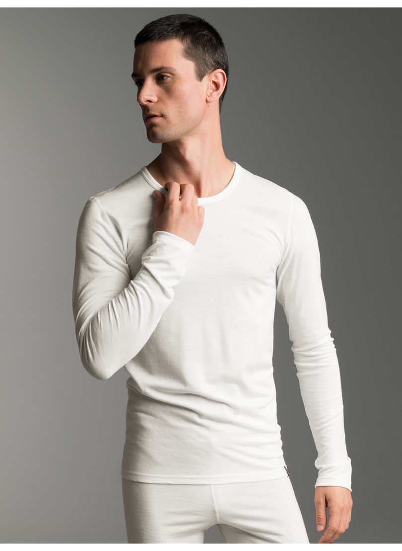 Trigema Longsleeve »TRIGEMA Sportshirt aus Merinowolle« 1 Stk.