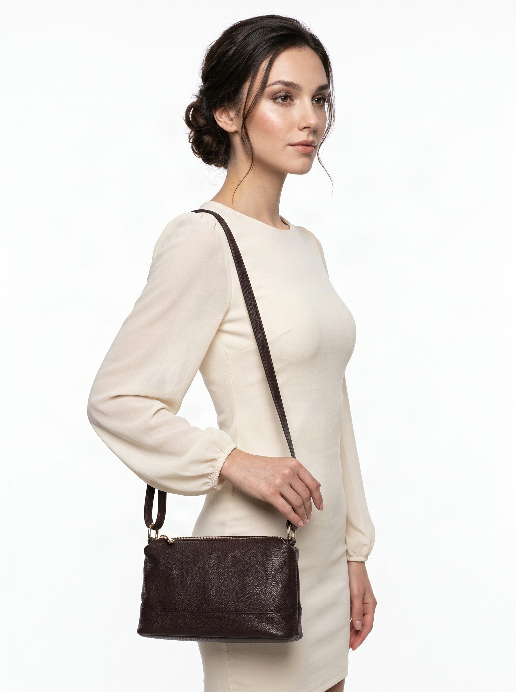 Samantha Look Umhängetasche »SAMANTHA LOOK Damen SOLAPINA echt Leder, Made in Italy« echt Leder, Made in Italy