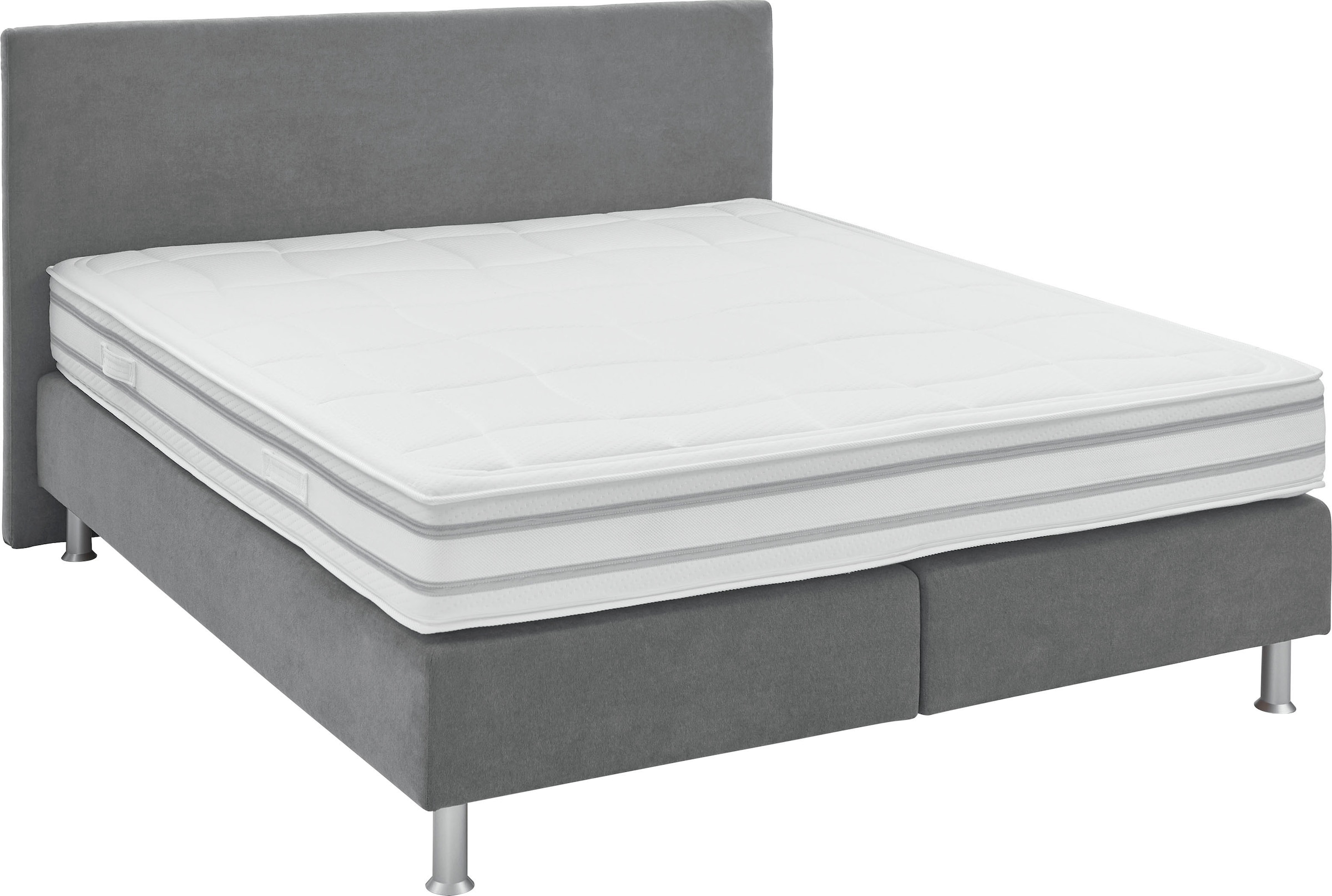 Die PlanBar Boxspringbett »OC-ON23148« inkl. Wendematratzen u. Bonellfederkern Unterbau, 160/180x200cm