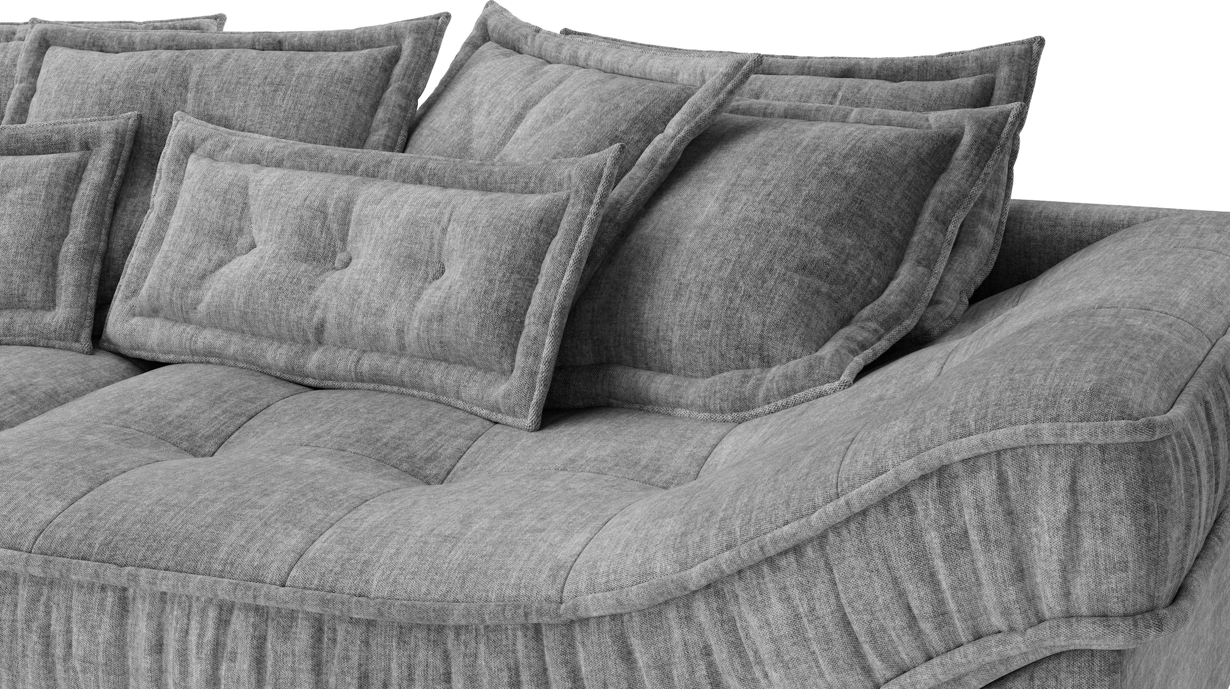 Mr. Couch Ecksofa »Diwan II, L-Form«, Wahlweise mit Kaltschaumpolsterung bis 140 kg belastbar