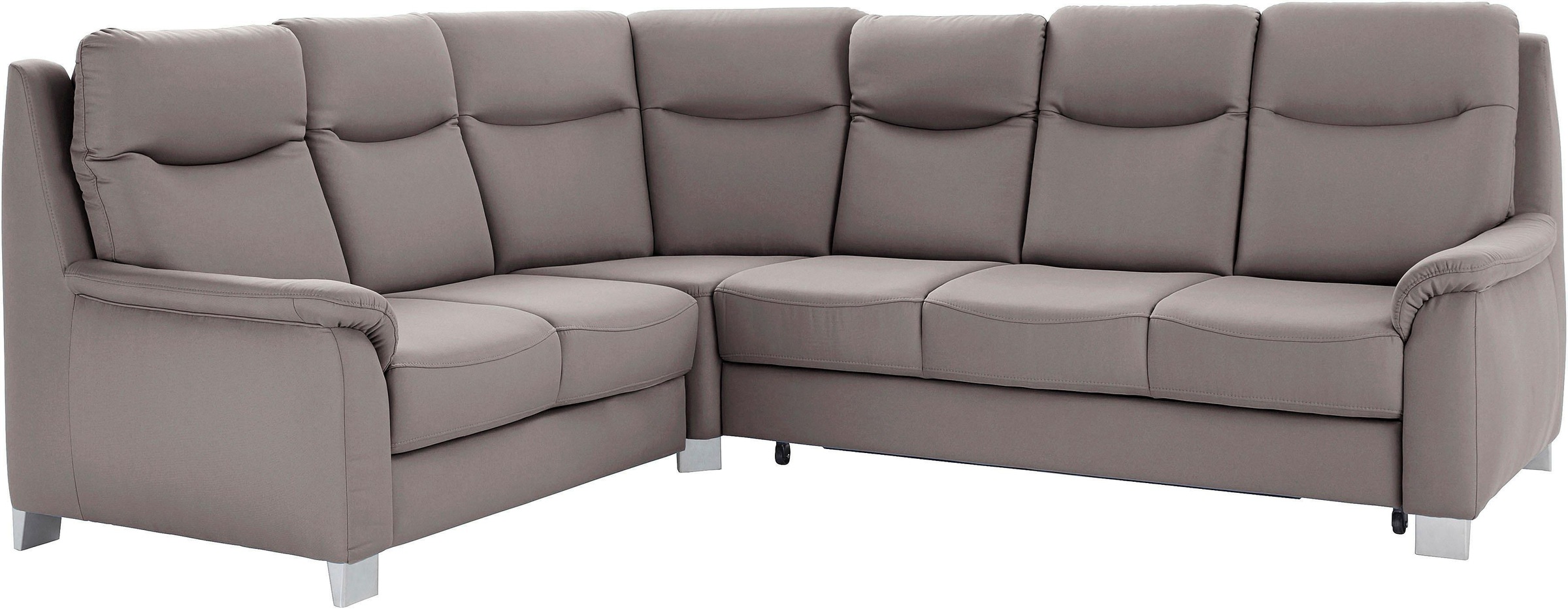 sit&more Ecksofa »Boccaccio L-Form« mit Federkern und Kopfteilverstellung, wahlweise mit Bettfunktion