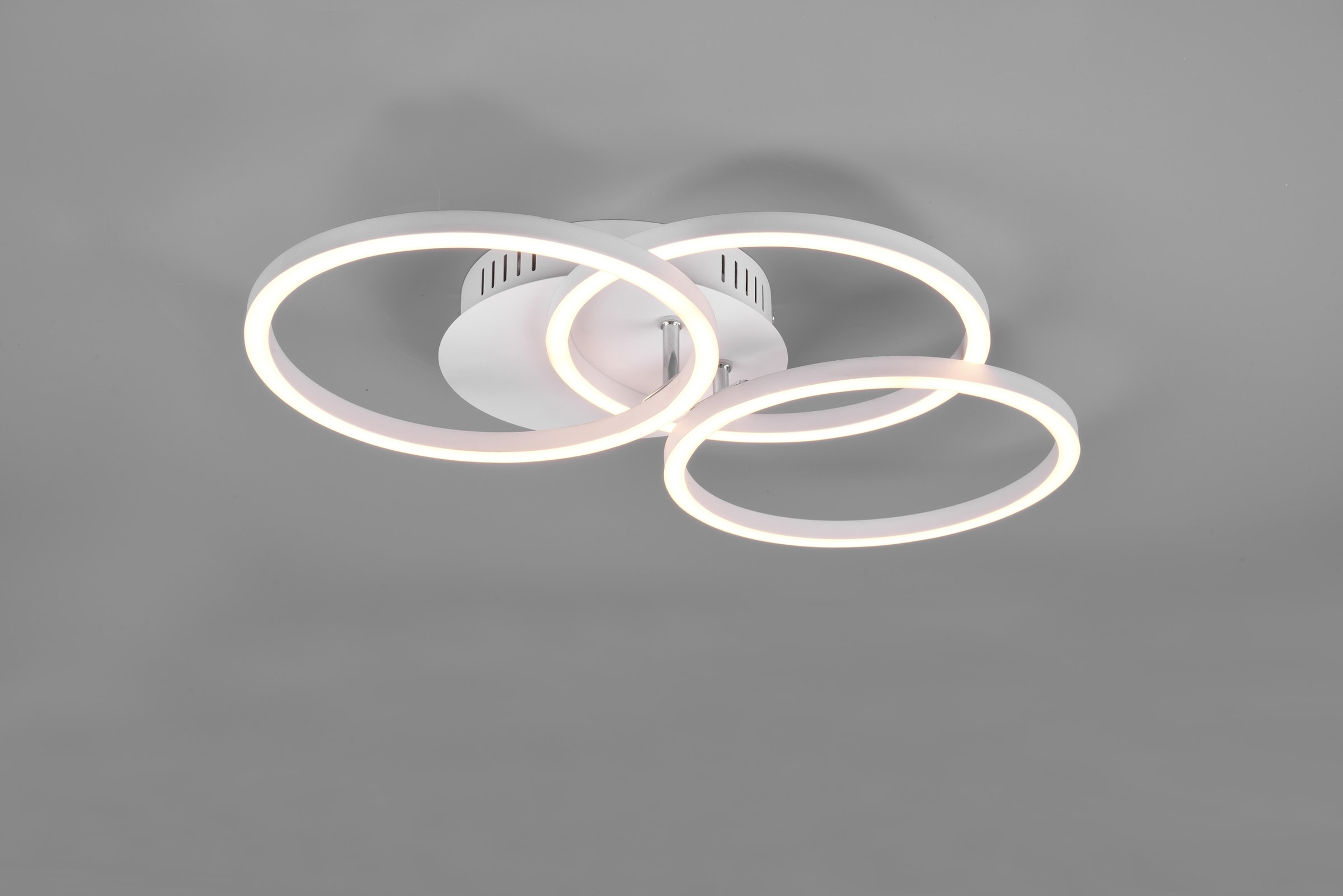 schwenkbaren kaufen Deckenlampe Deckenleuchte 1 XXL flammig-flammig, 3 Ringen »Circle«, / Leuchten LED mit weiß TRIO | matt mit Garantie inkl. Jahren online Fernbedienung