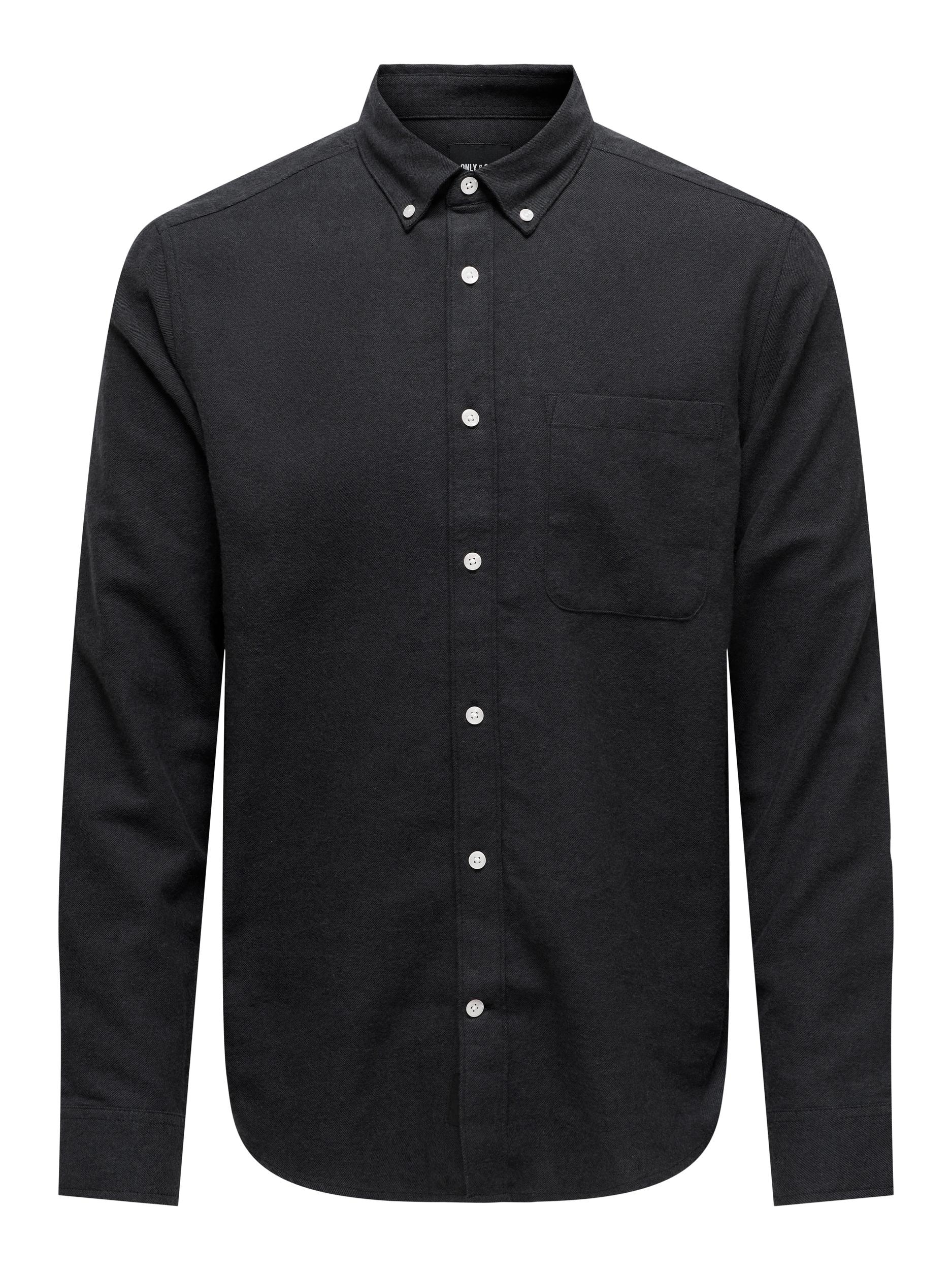 ONLY & SONS Langarmhemd »ONSGUDMUND SLIM 1-PKT SOLID SHIRT NOOS«