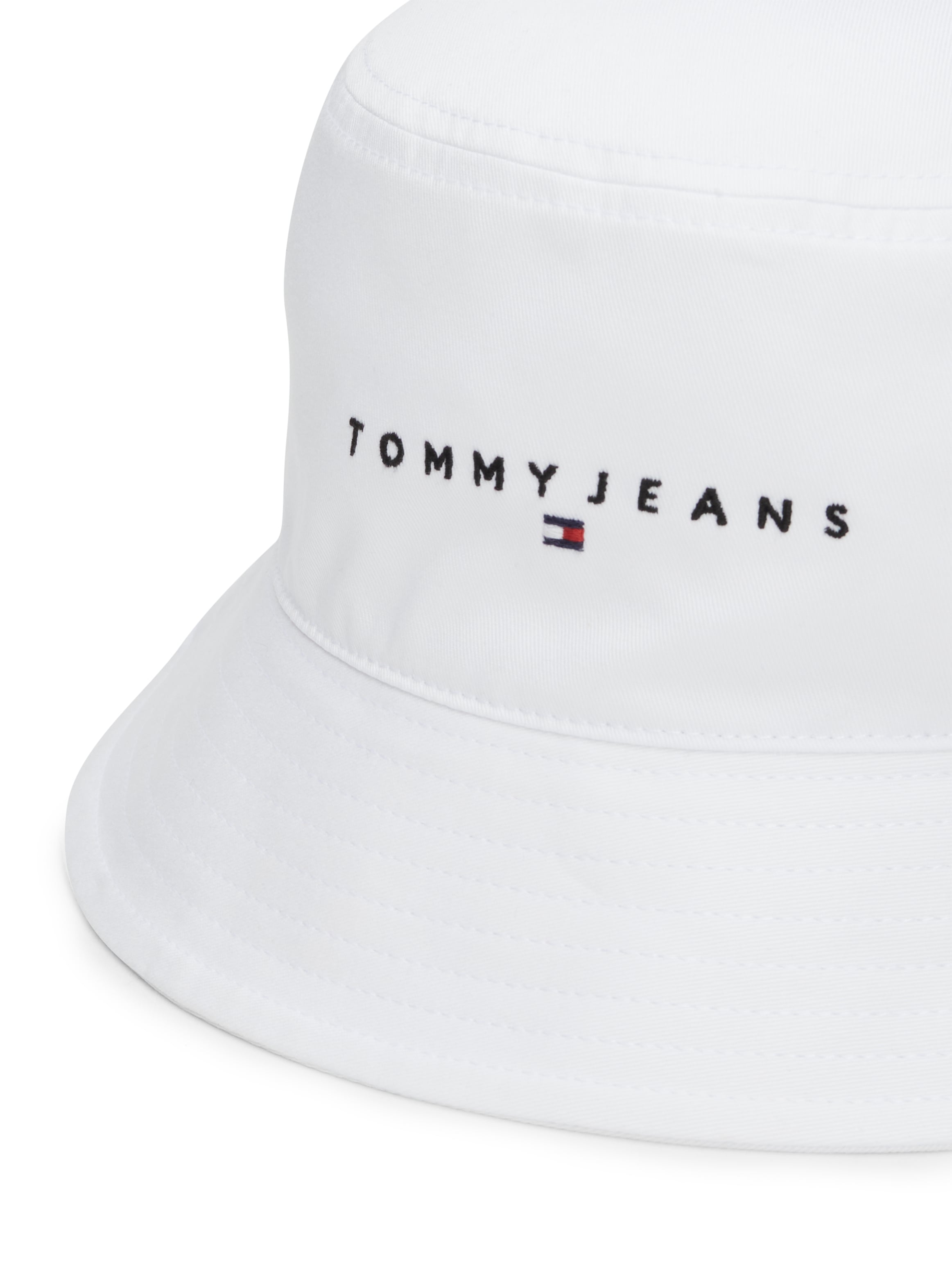 Tommy Jeans Fischerhut »TJM LINEAR LOGO BUCKET HAT«, mit gesticktem Logoschriftzug UNISEX Buckethat