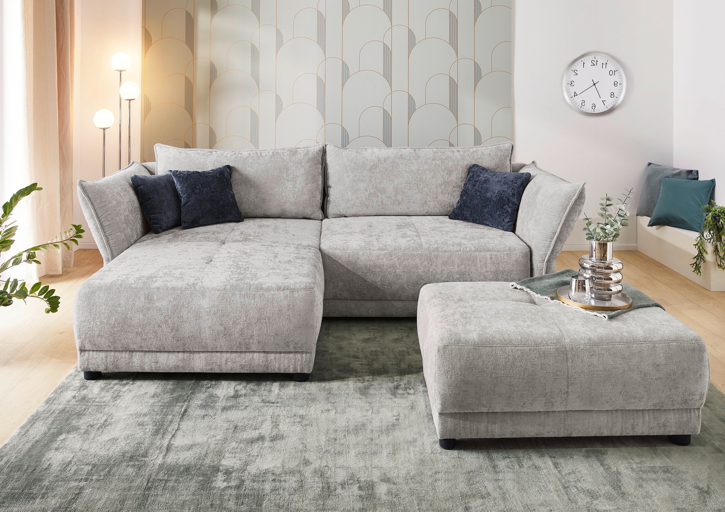 Jockenhöfer Gruppe Ecksofa »Loggia L-Form, B: 272 cm« mit flexiblem Armlehnen