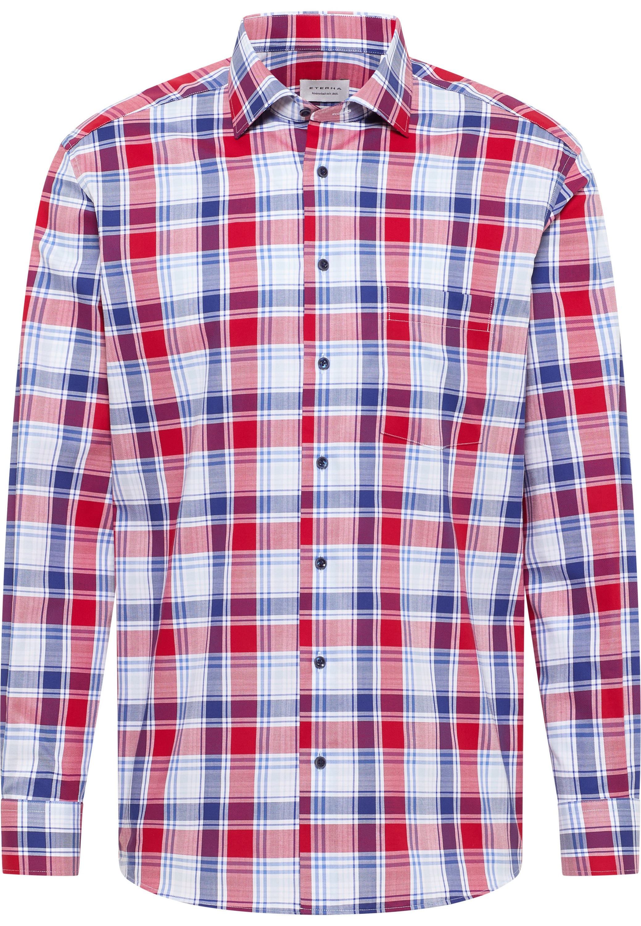 Eterna Langarmhemd »MODERN FIT«, NON IRON (bügelfrei)