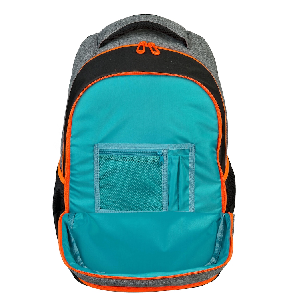 neoxx Schulrucksack »Fly, Stay orange«, Reflektionsnaht