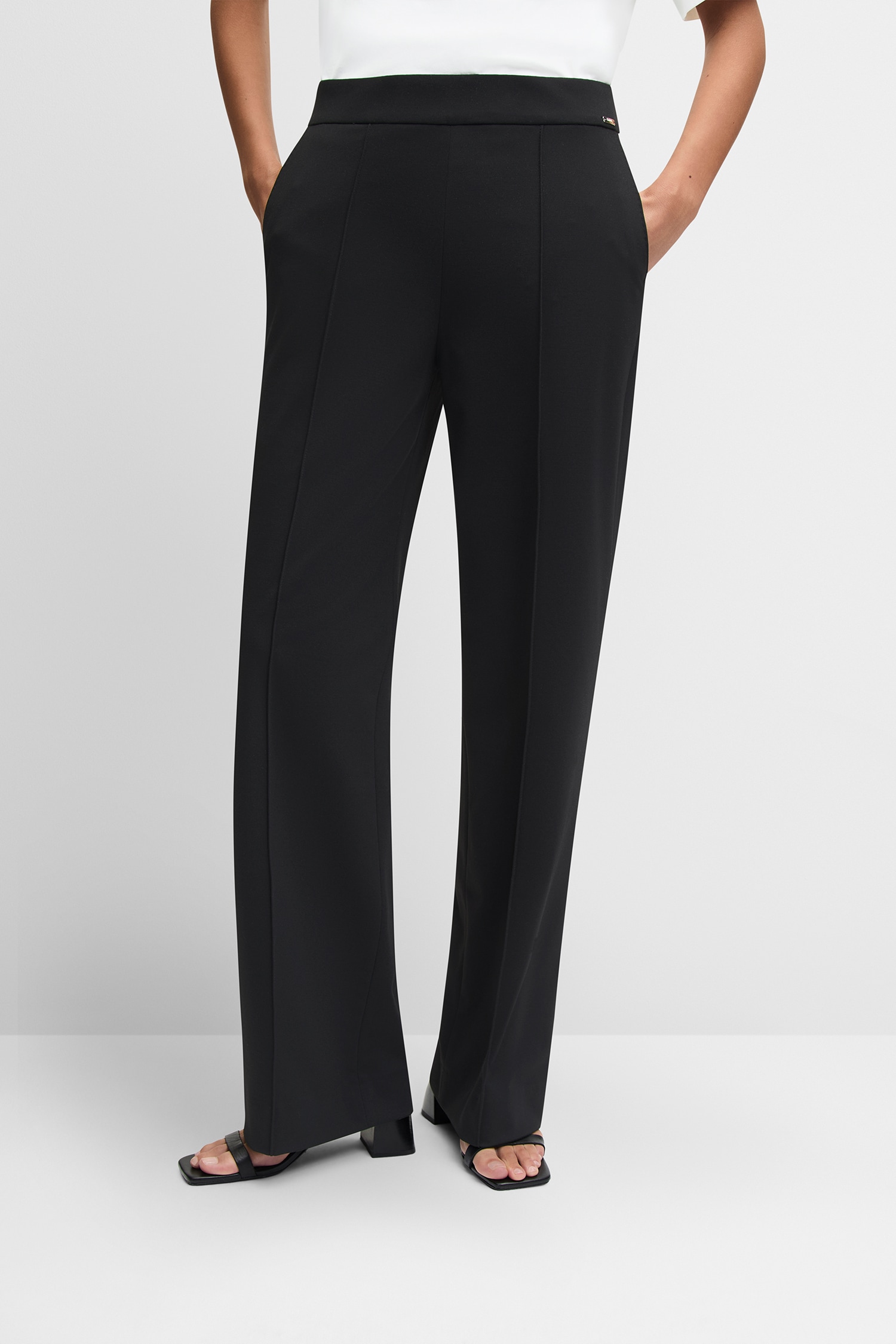 Cinque Marlene-Hose »CISILASSO«  elastischer Bund, hohe Leibhöhe, weites Bein