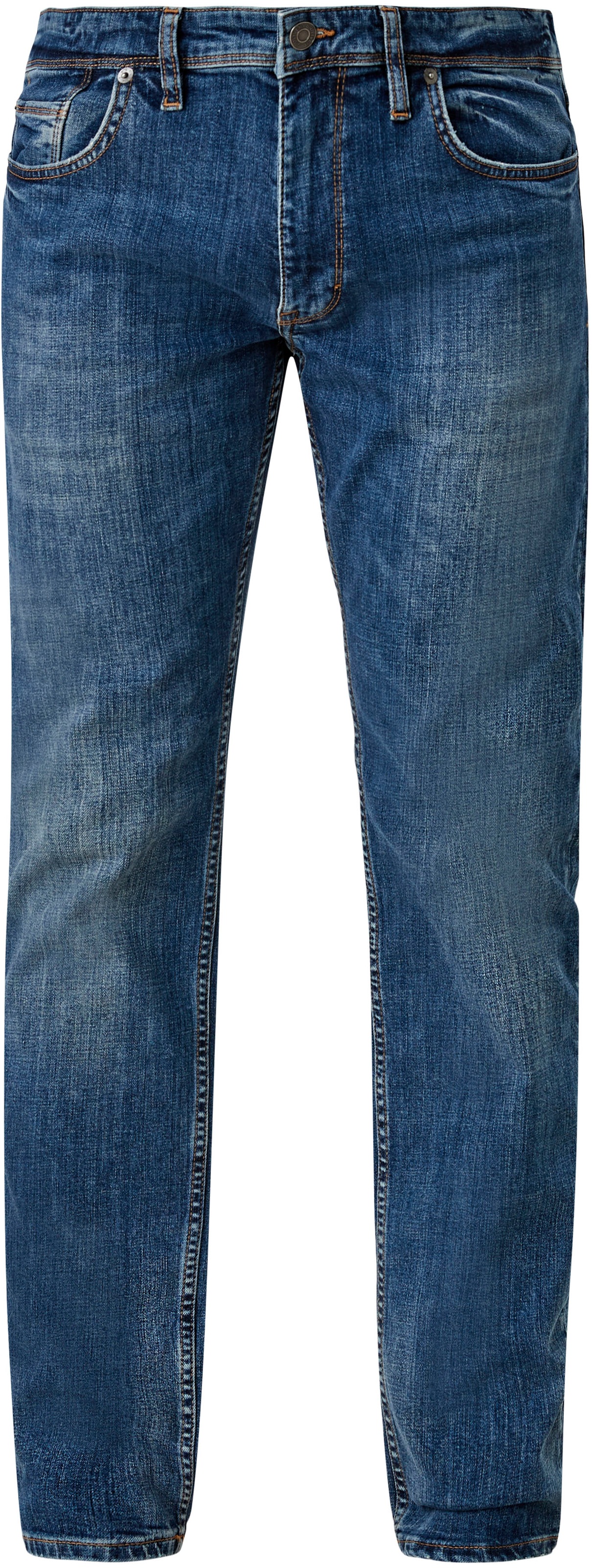 5-Pocket-Jeans, ♕ authentischer s.Oliver mit bei Waschung