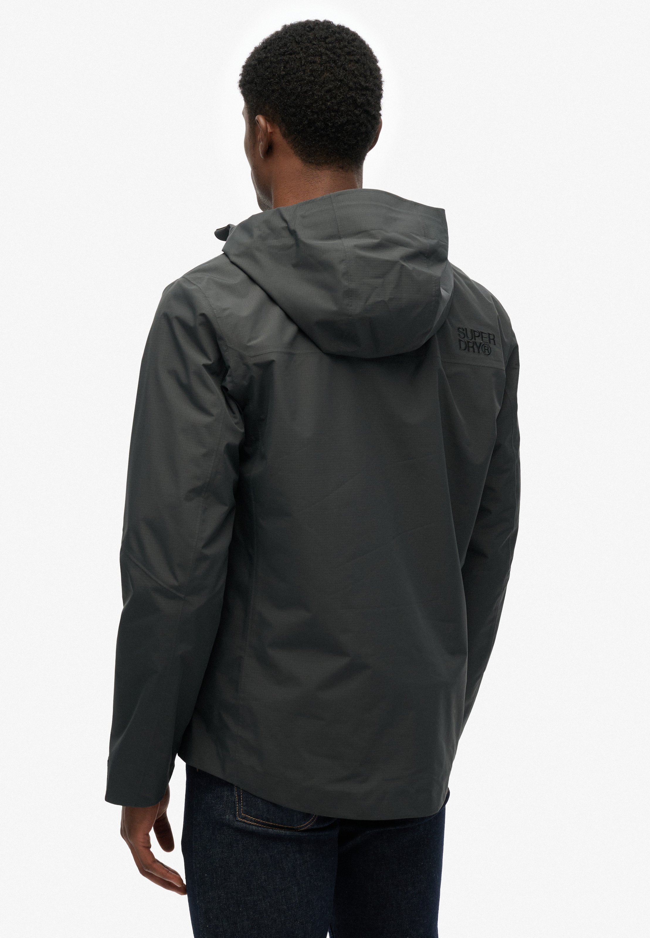 Superdry Outdoorjacke »WATERPROOF JACKET«, mit Kapuze, Wasserdicht (Säule wird nachgereicht)