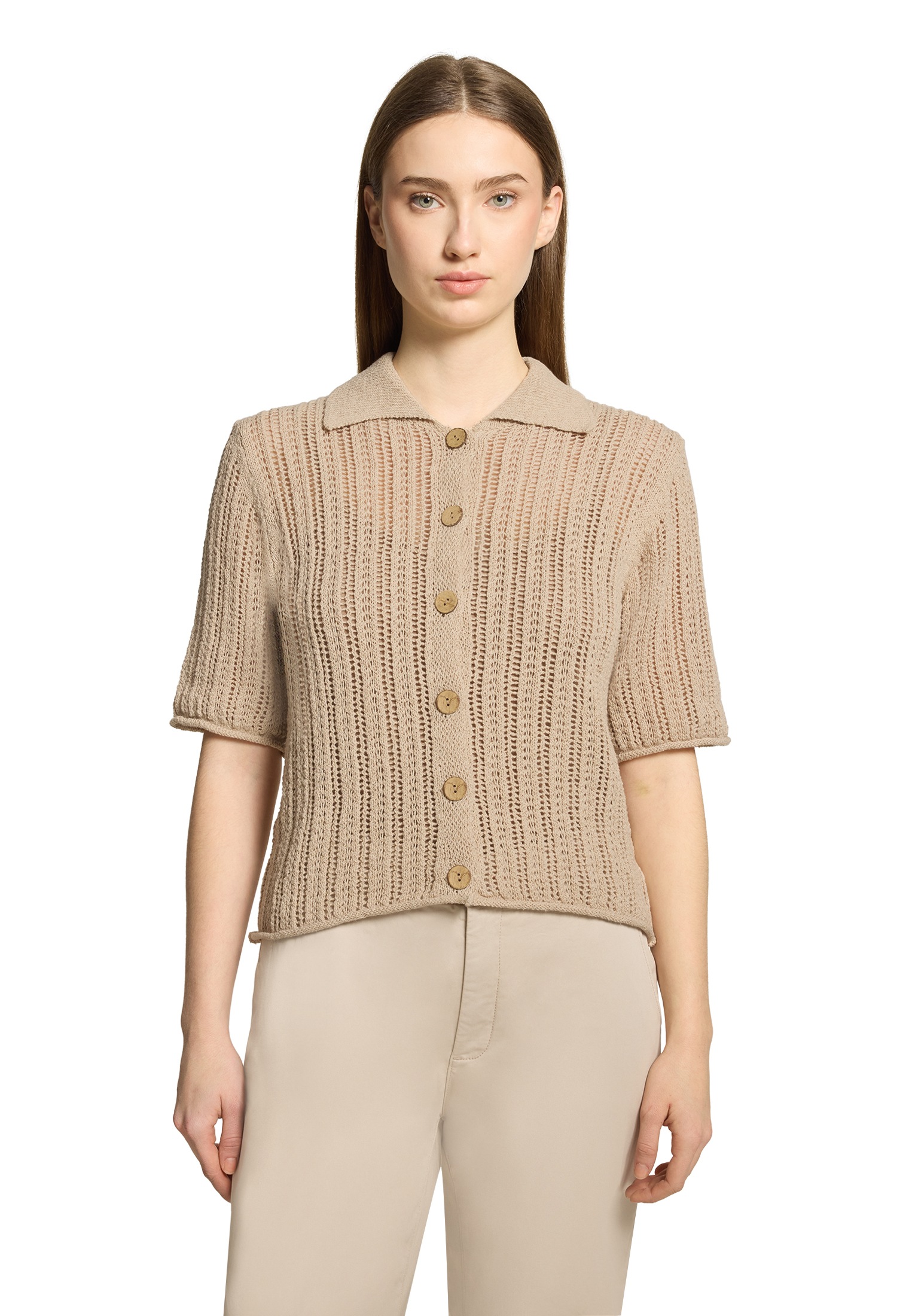 Cartoon Strickjacke »Sommer-Strickjacke mit Knopfleiste«